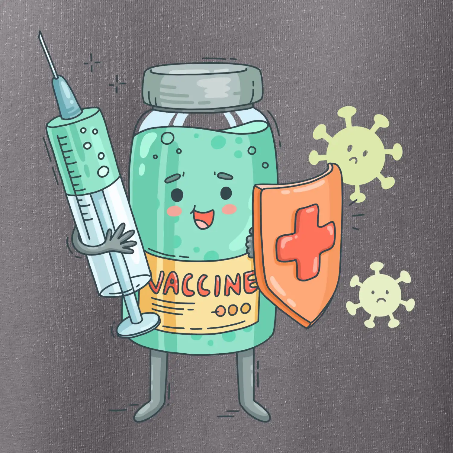 Cartoon vaccine
