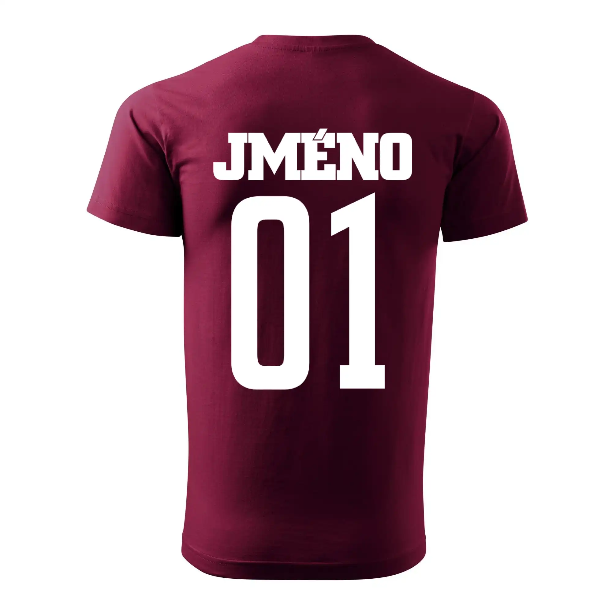 Fotbalový dres - vlastní jméno a číslo