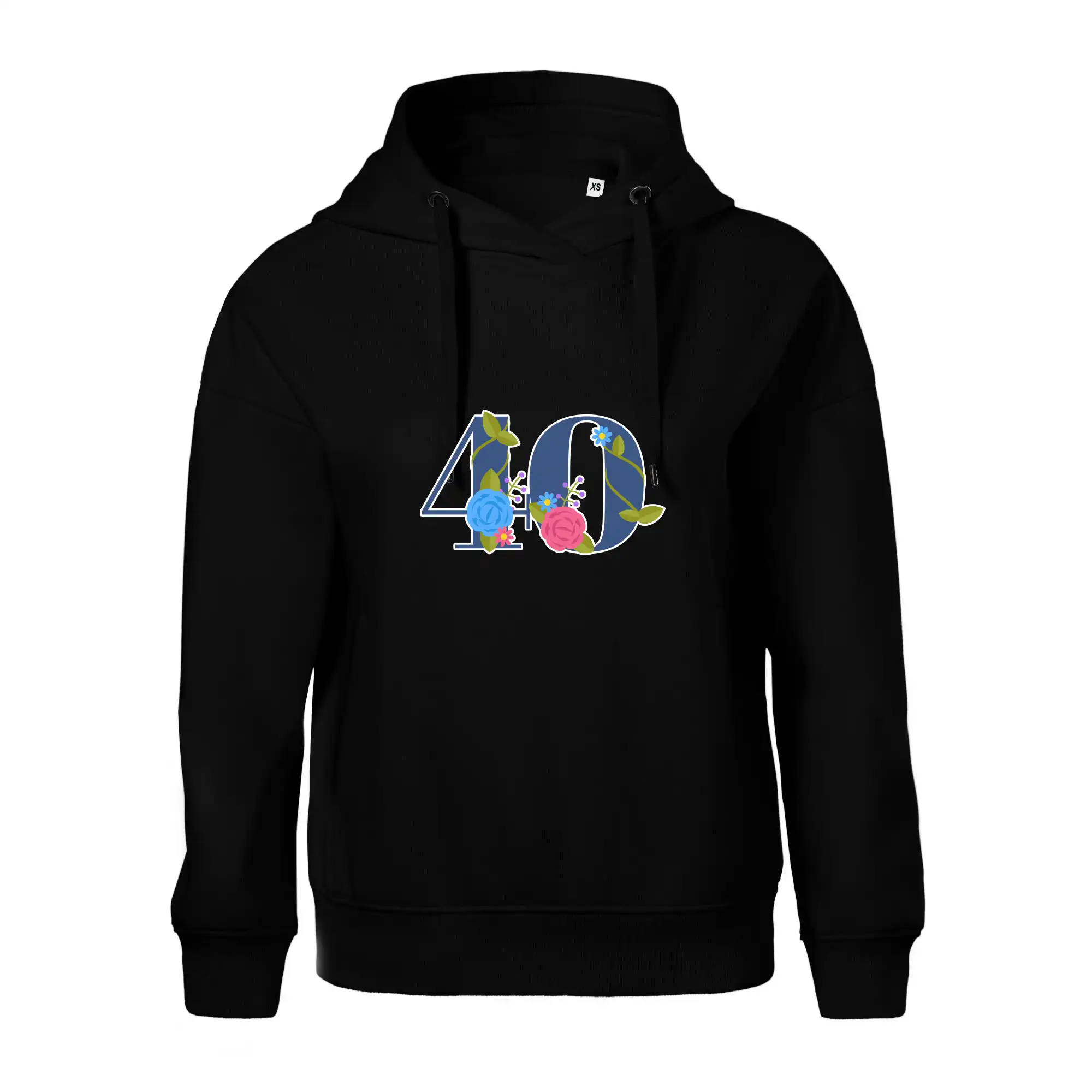 Květinové číslo kreslené - 40