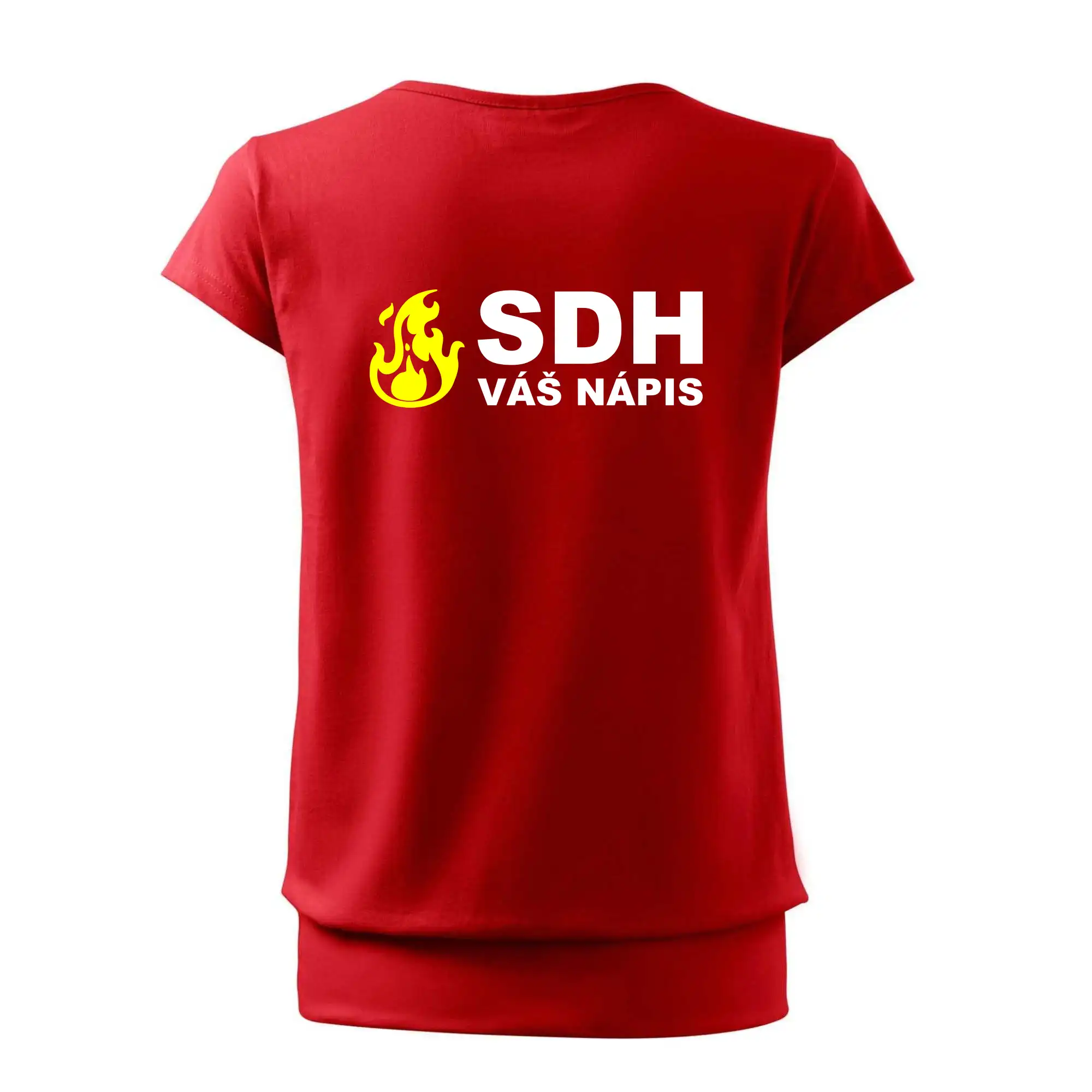 SDH nápis (oheň, název sboru - vlastní nápis)