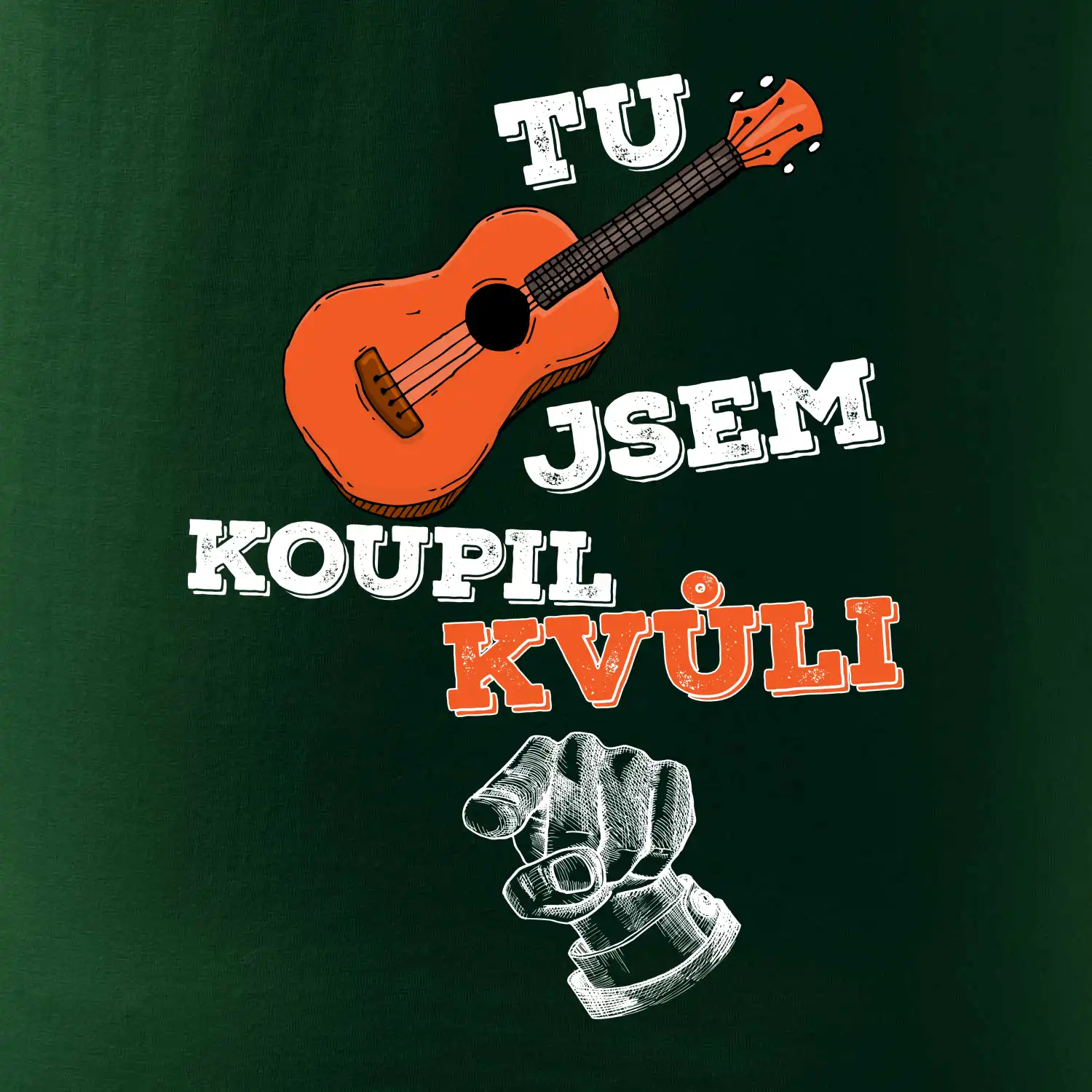 Tu kytaru jsem koupil kvůli tobě
