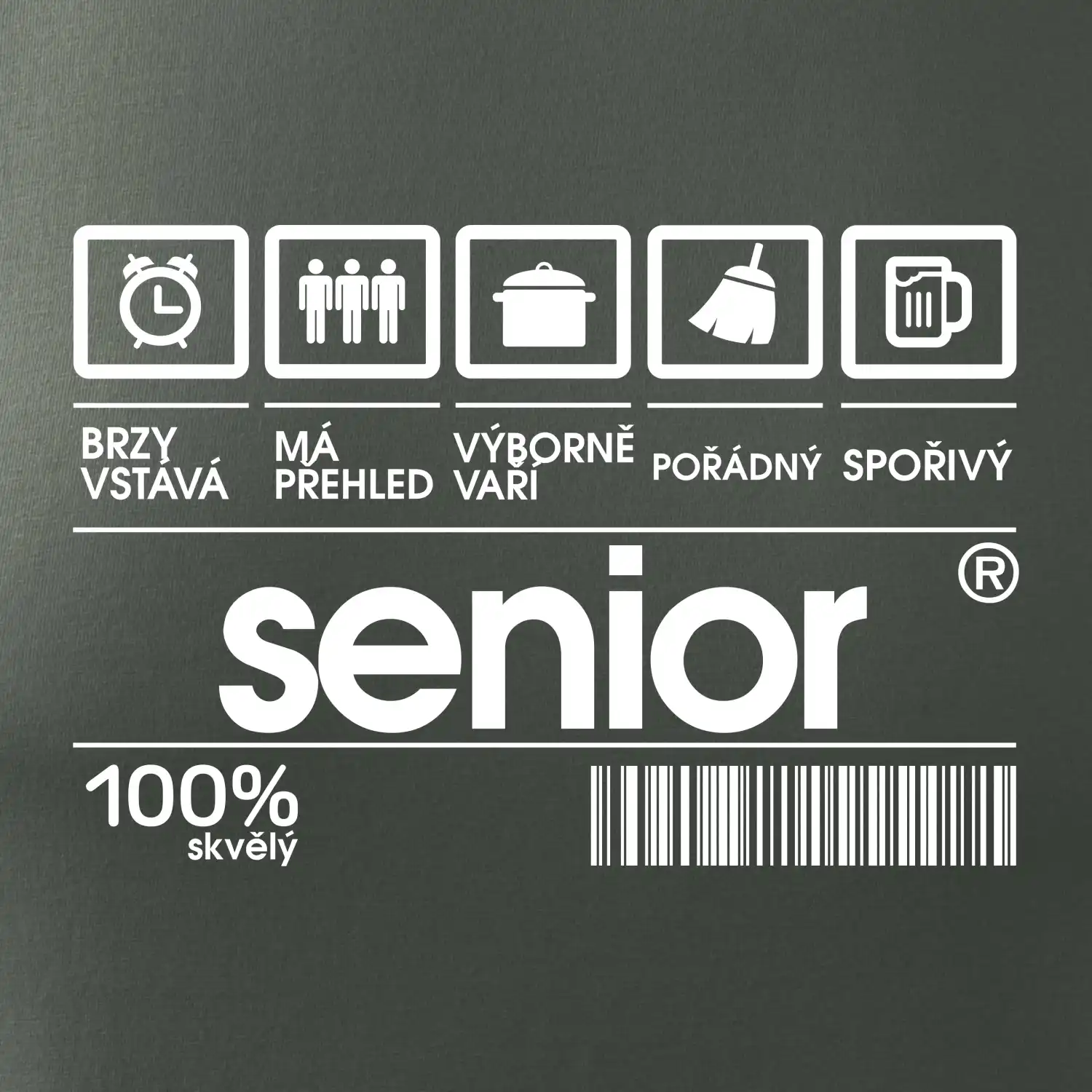 Čárový kód senior