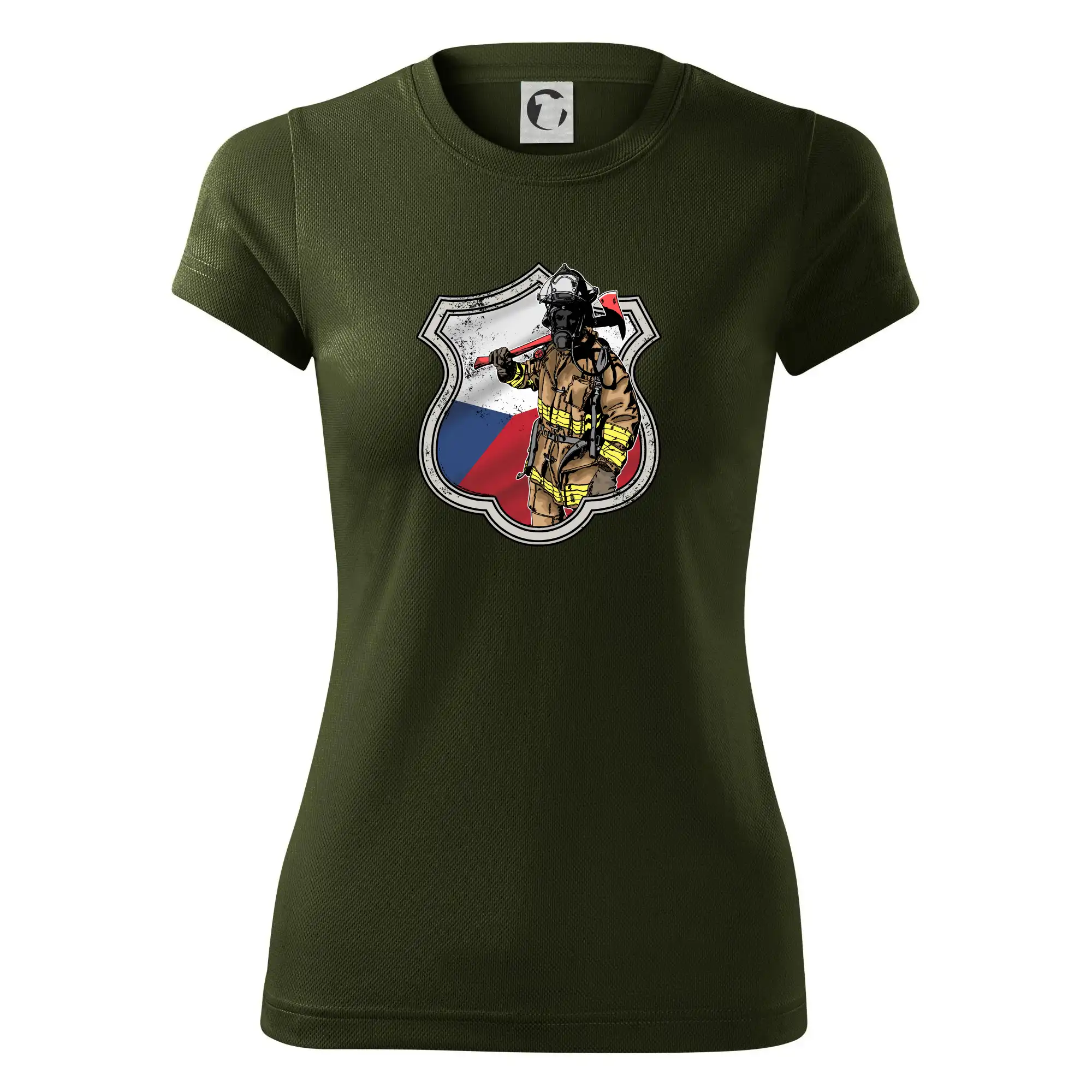 Hasič erb - Česká vlajka