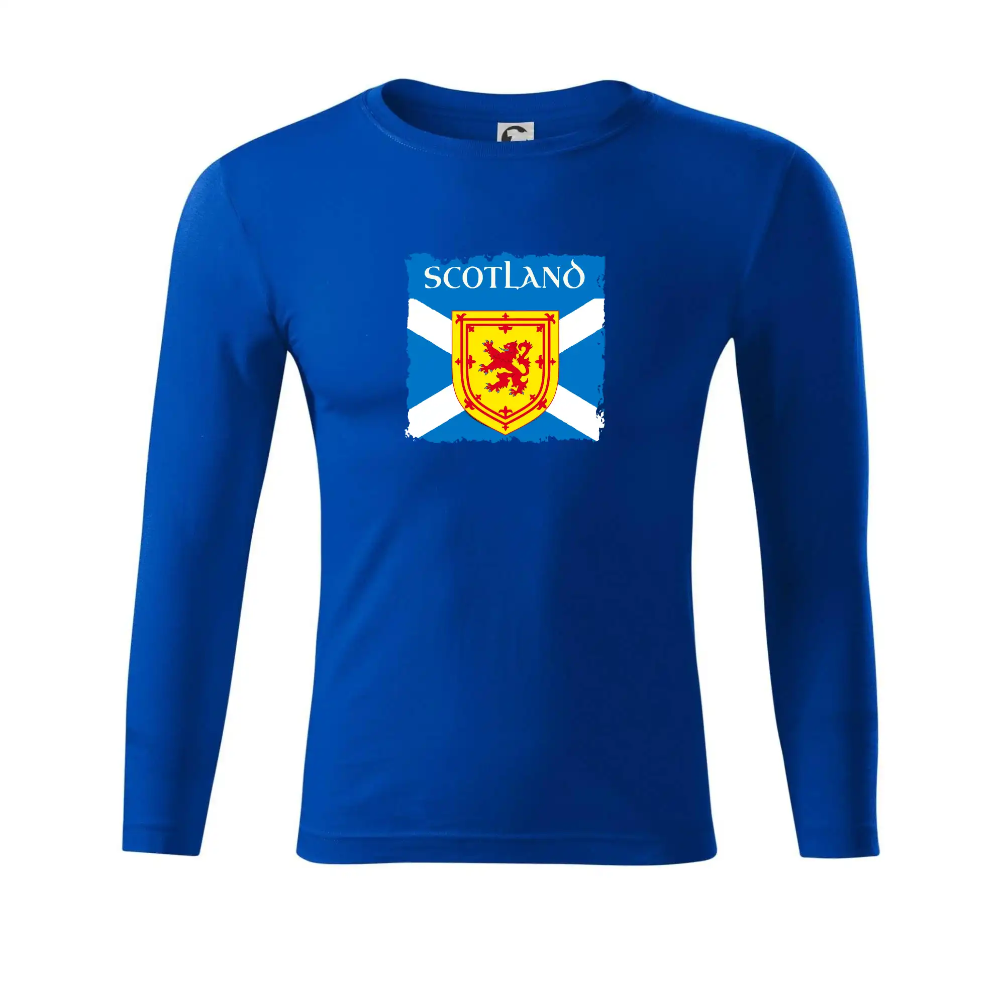 Skotská vlajka s erbem lva