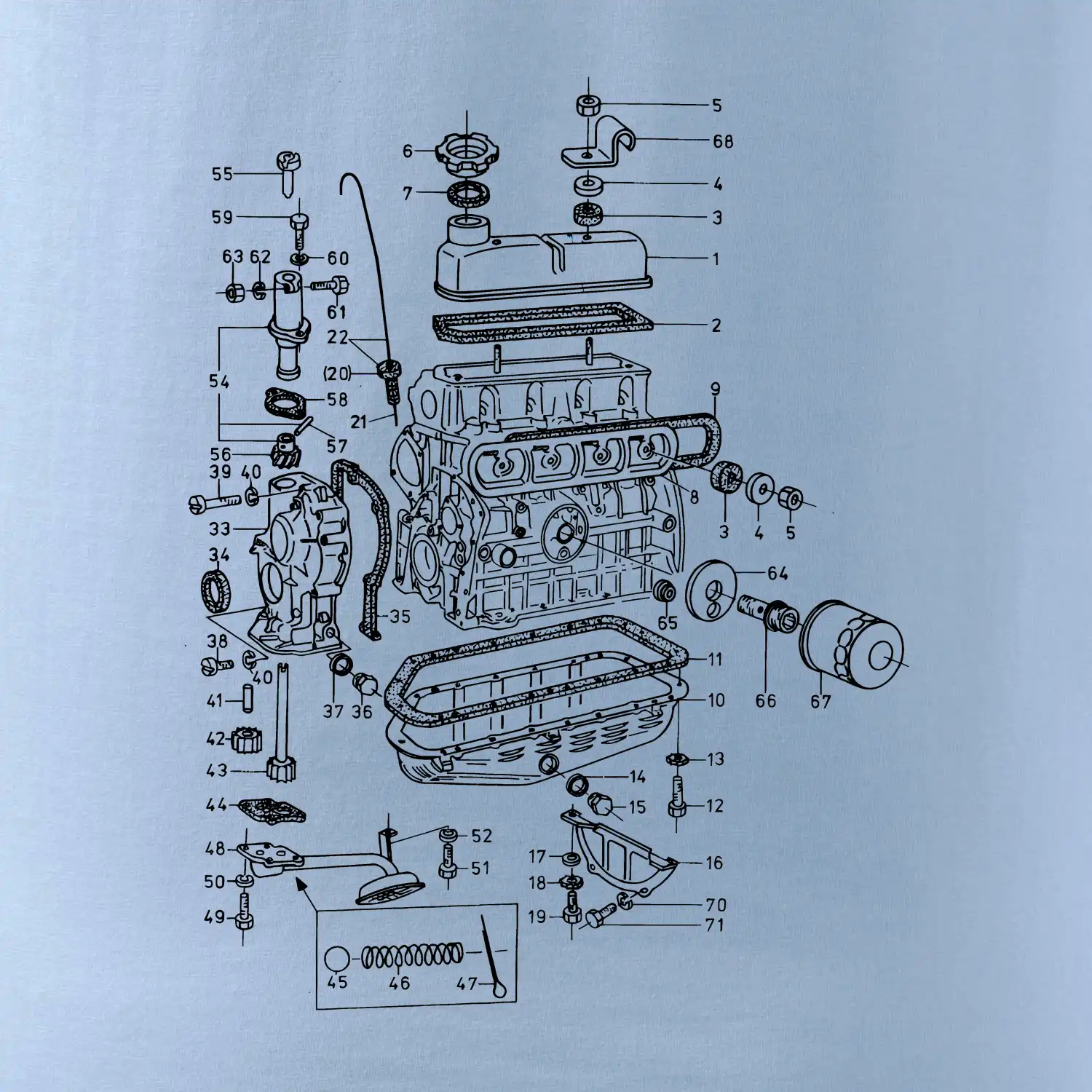 Motor škoda 105-136