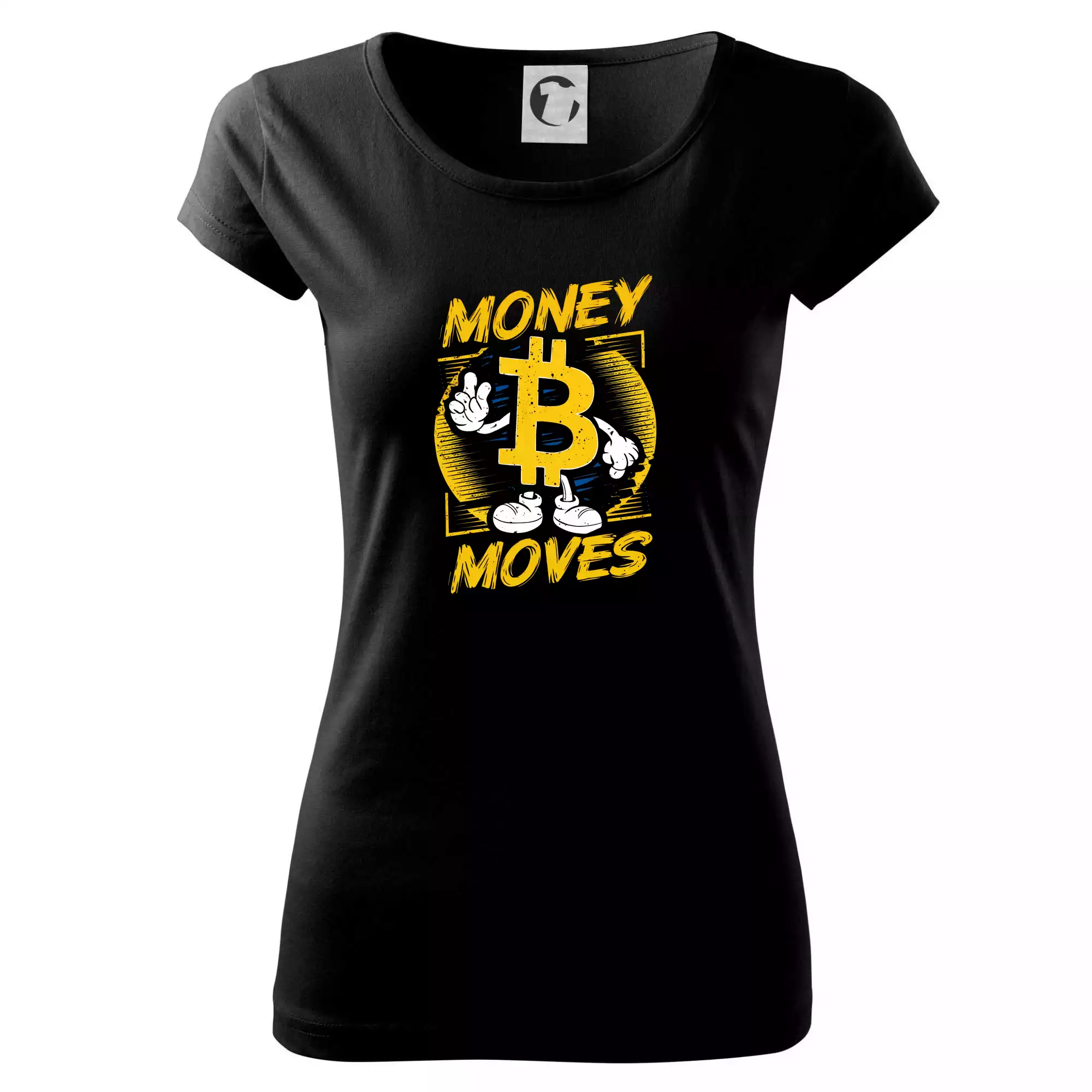 Money moves bitcoin mascot