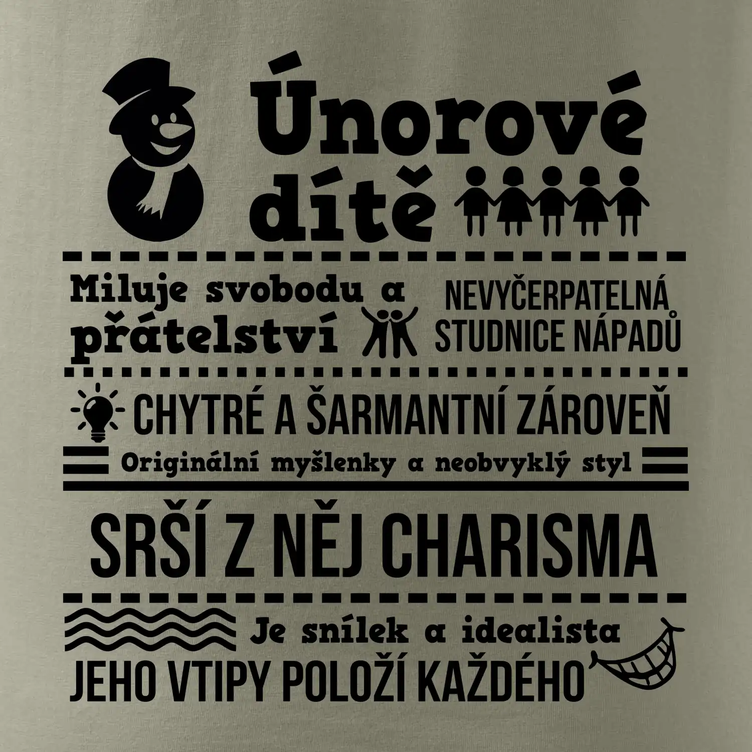 Narozeniny únor