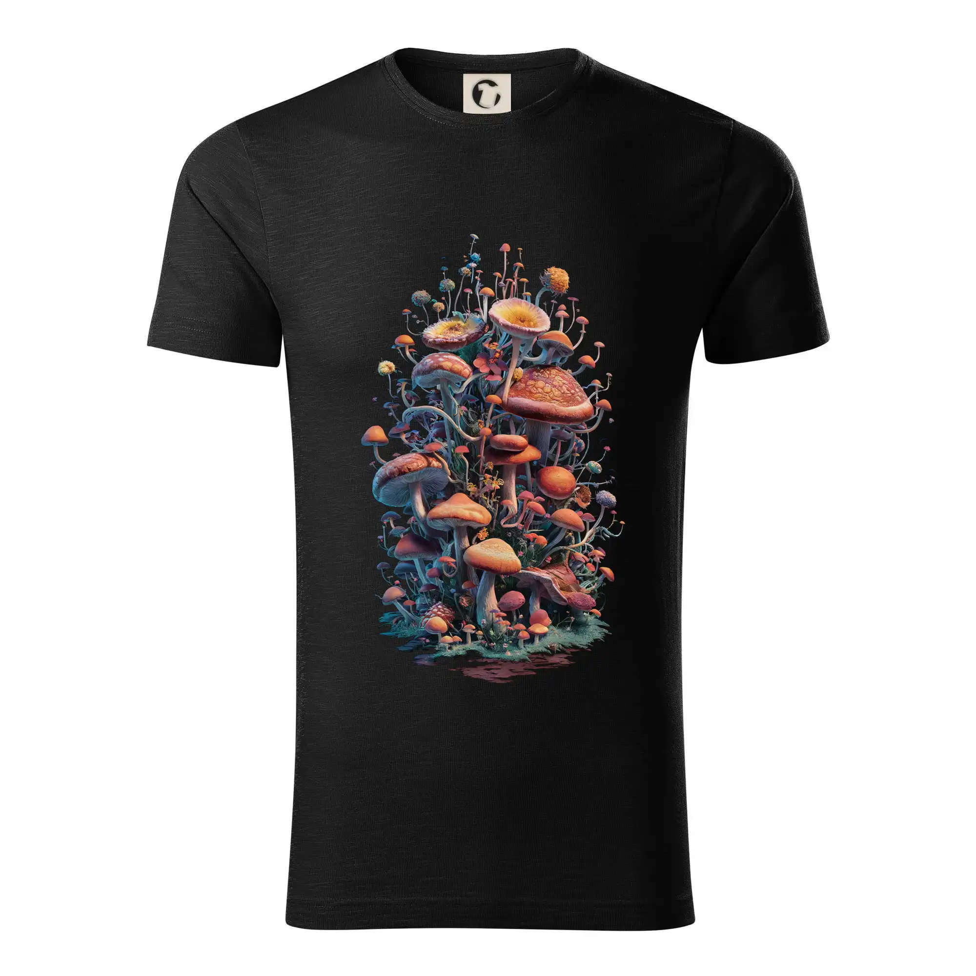 Goblincore  mushrooms and tiny creatures