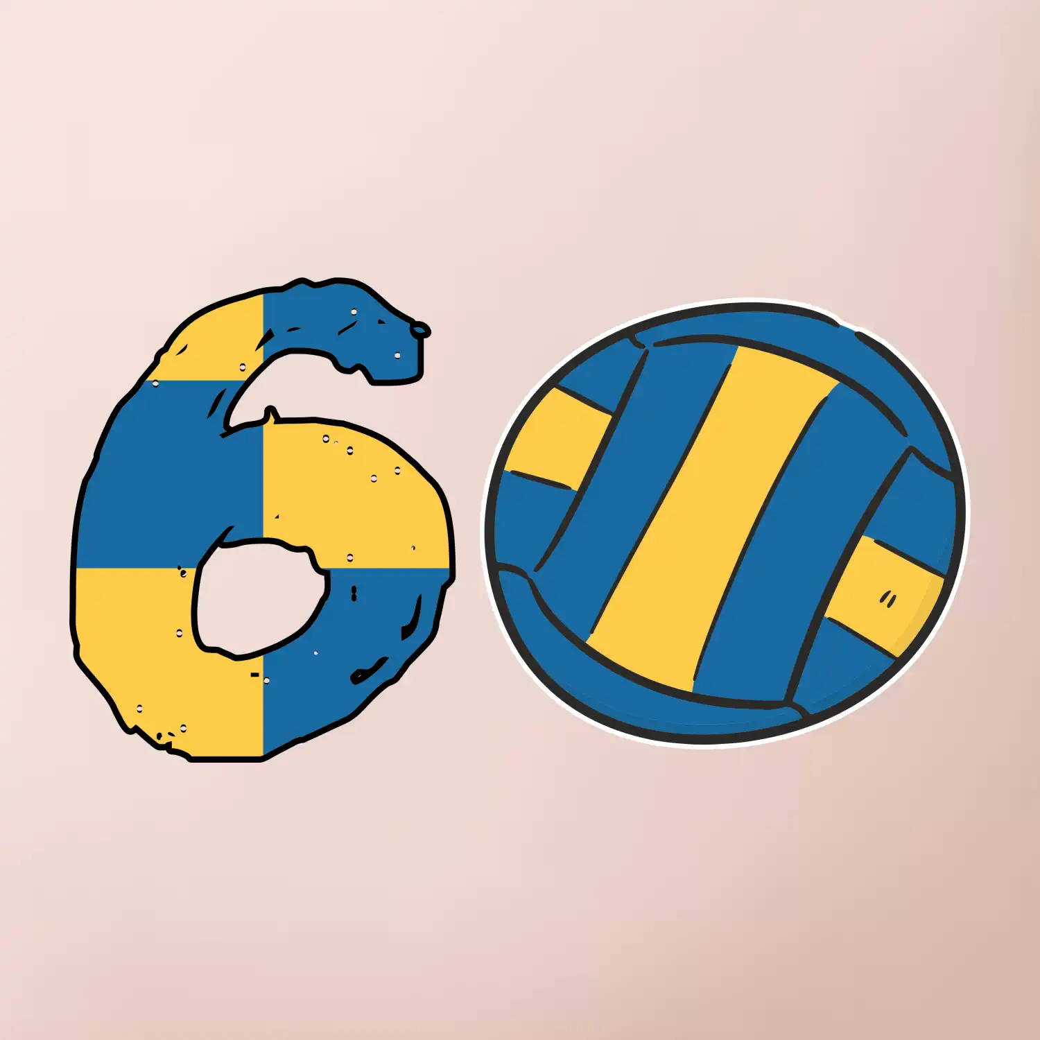 Volejbal kulaté narozeniny 60