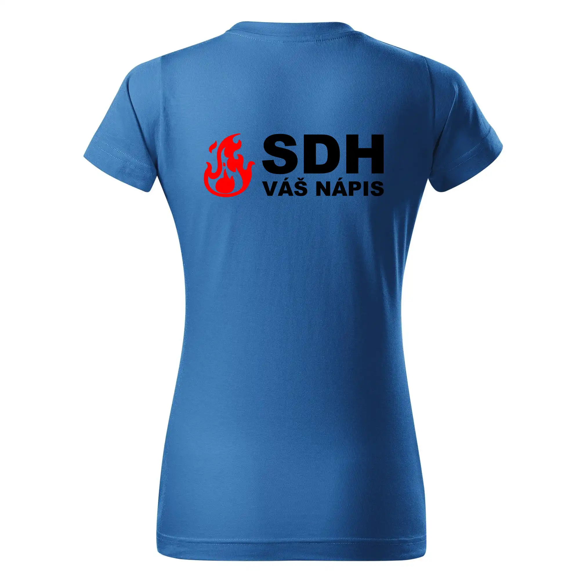 SDH nápis (oheň, název sboru - vlastní nápis)