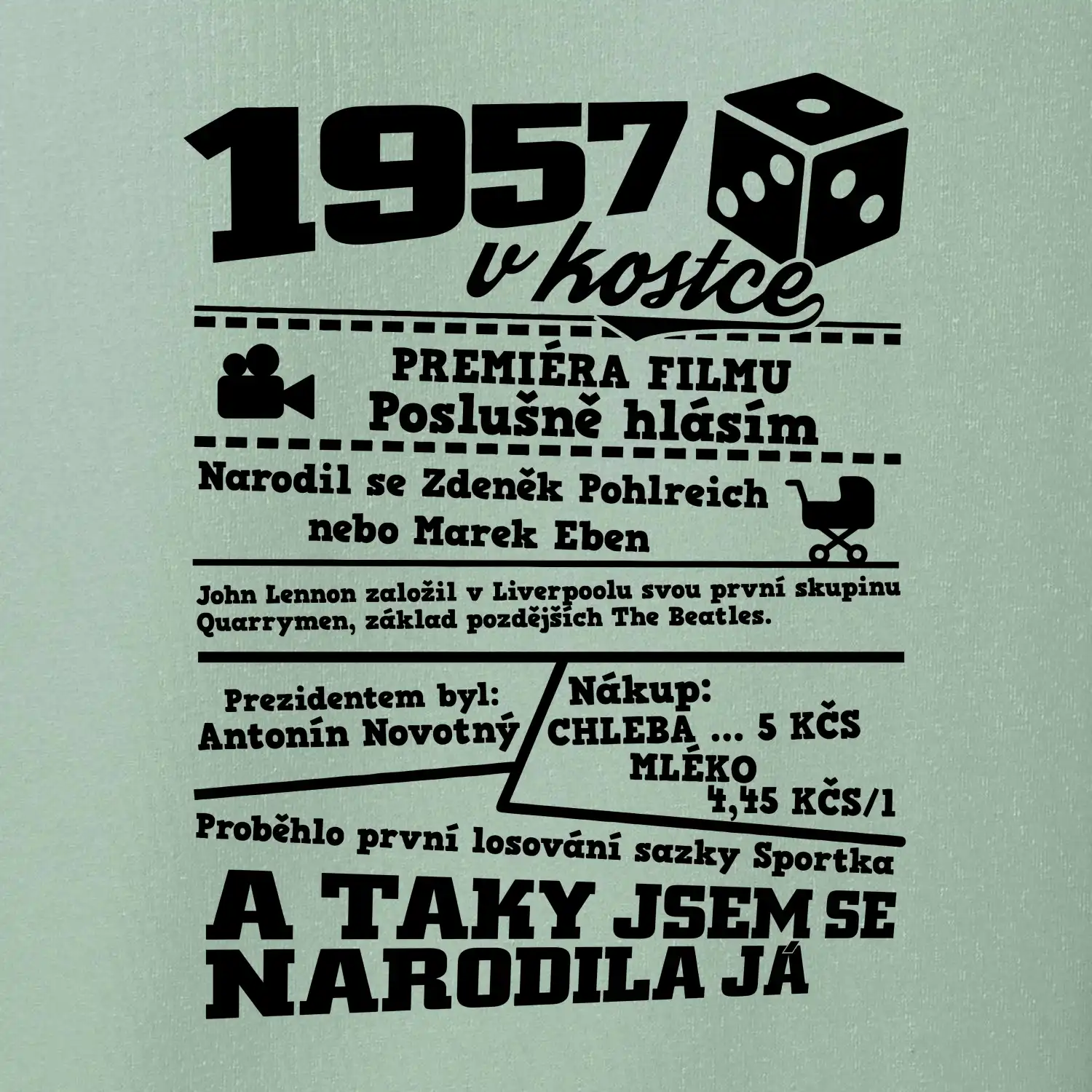 1957 v kostce