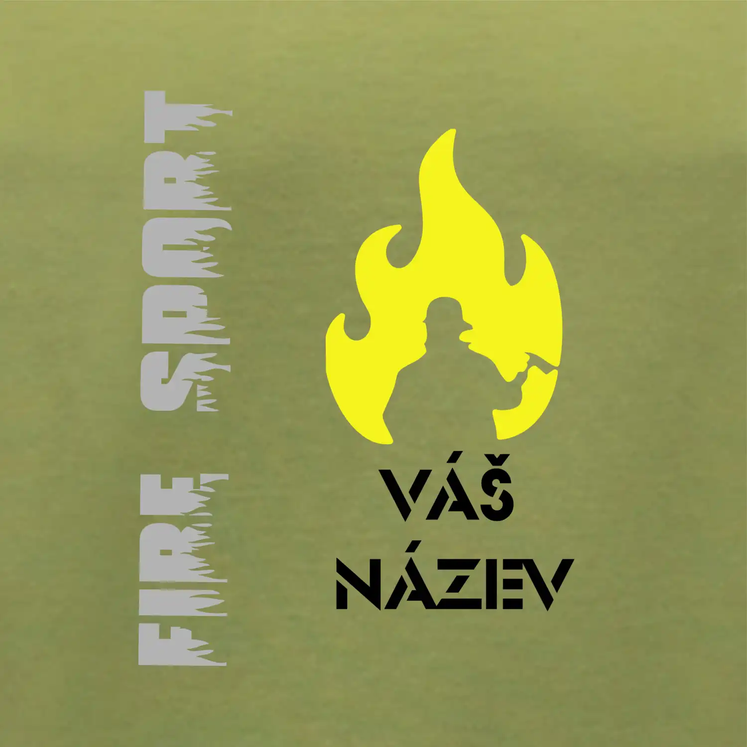 Hasiči - oheň - Váš název - Prso + záda