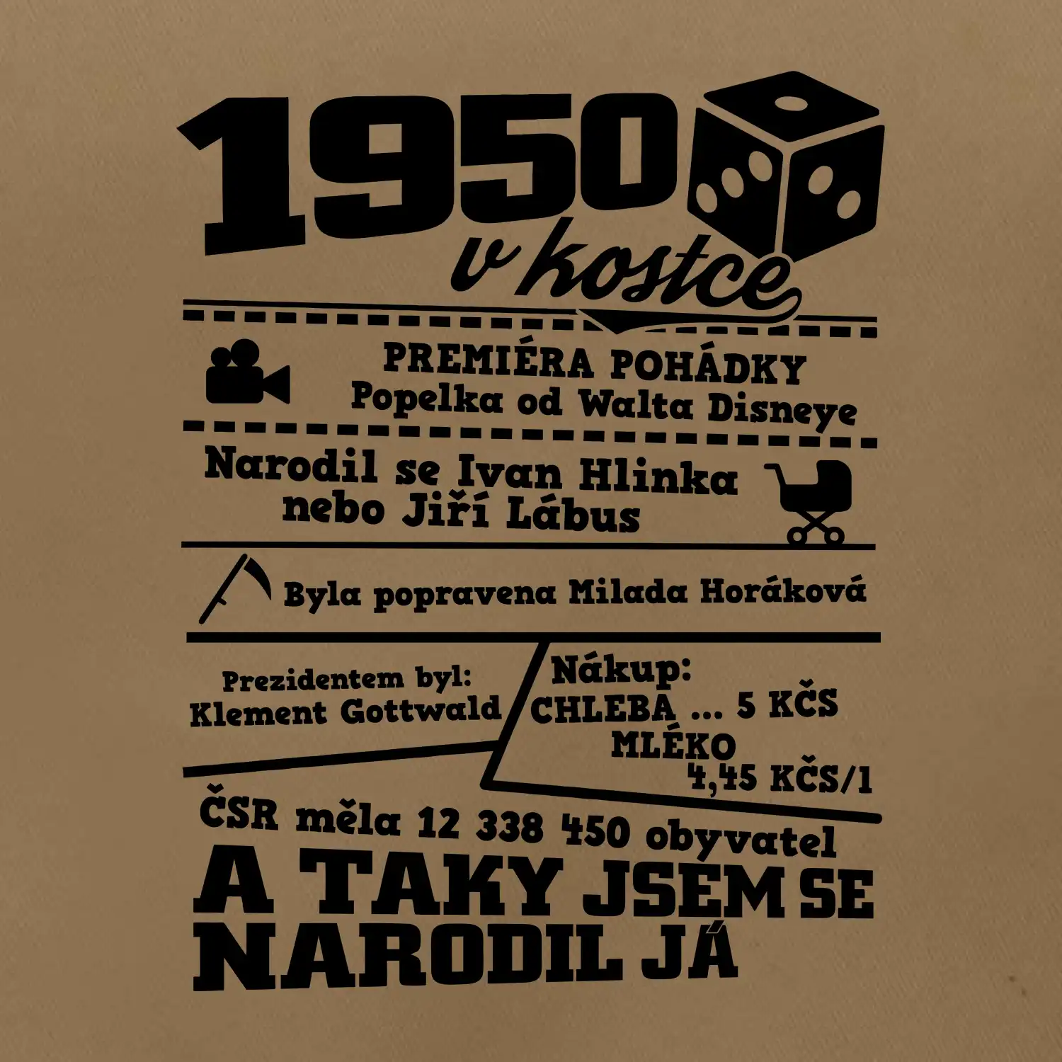 1950 v kostce