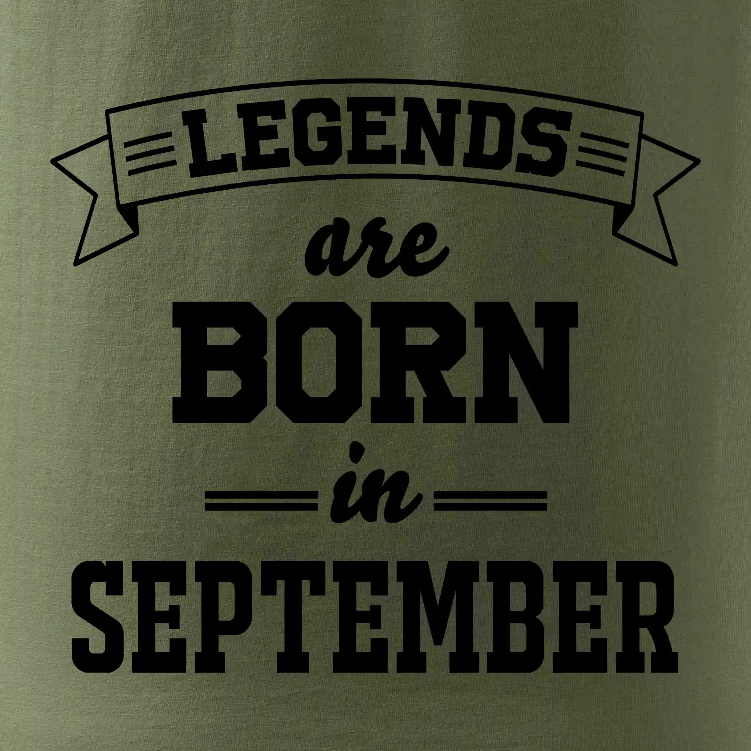 Legends are born in September
