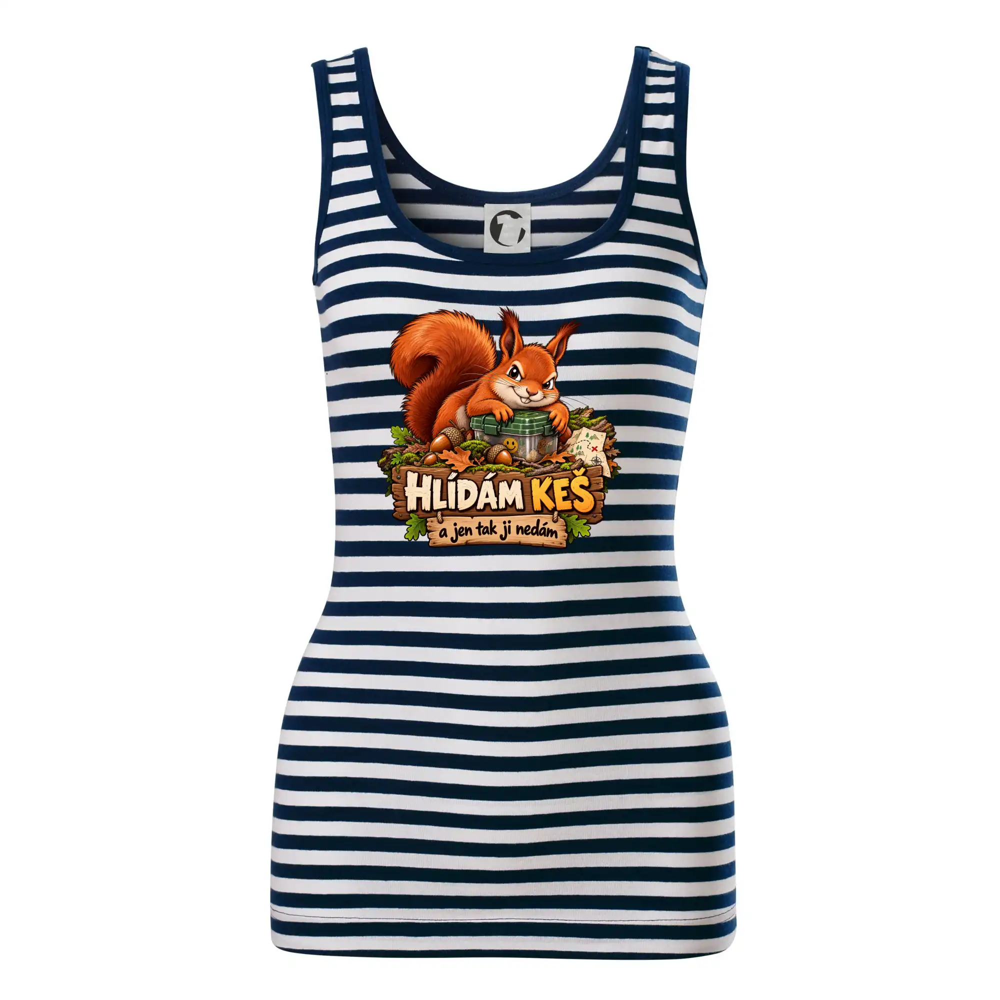 Hlídám keš veverka s pokladem