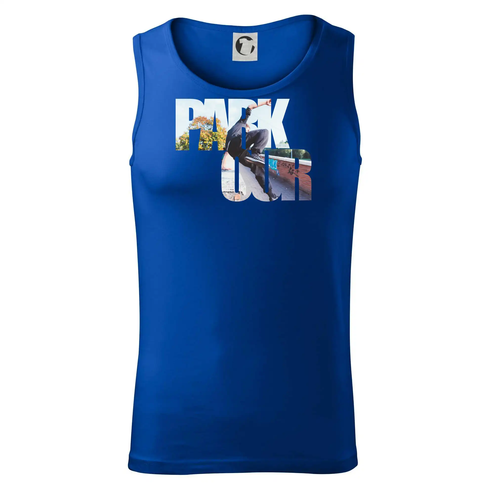 Parkour nápis ve městě