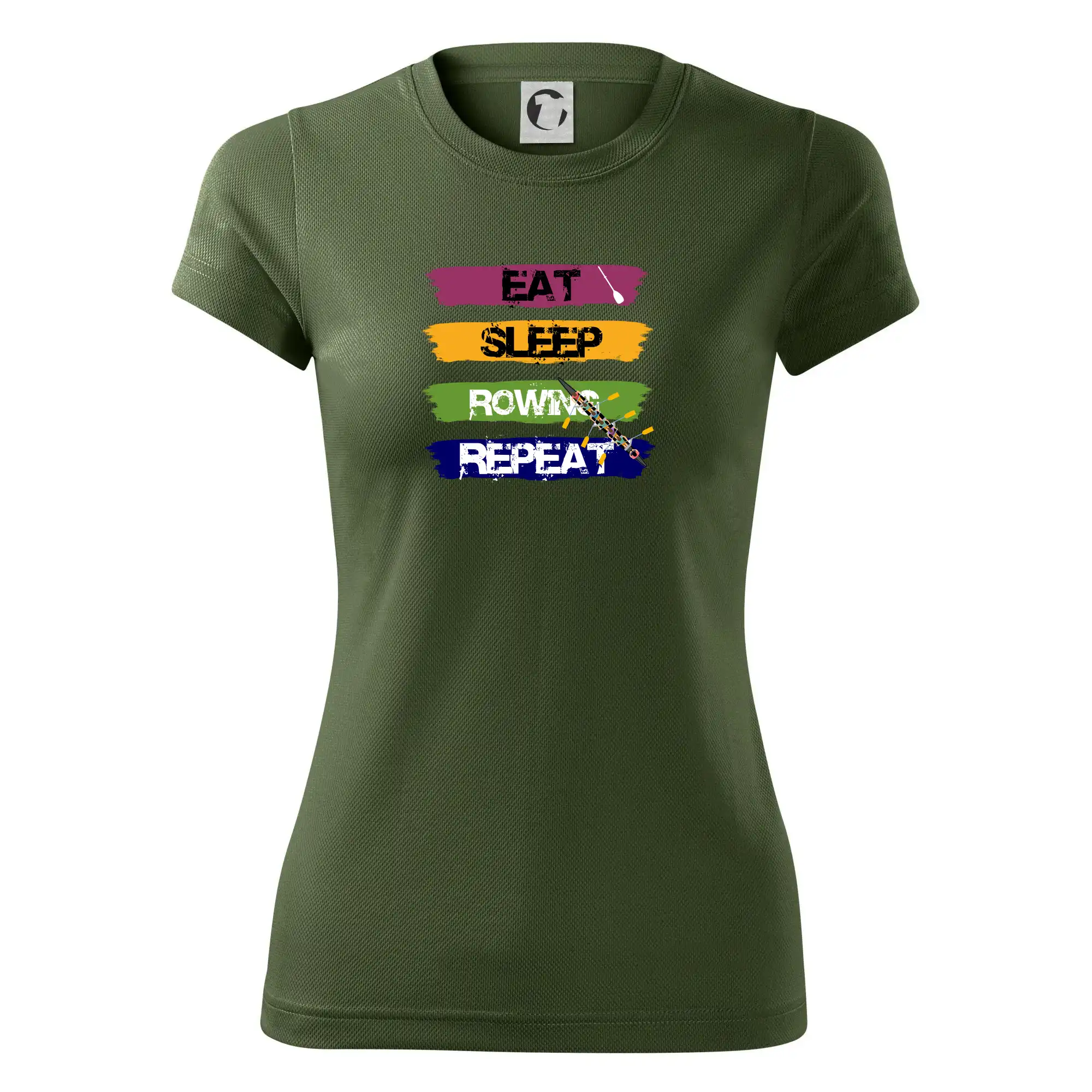 Eat sleep rowing repeat barevné