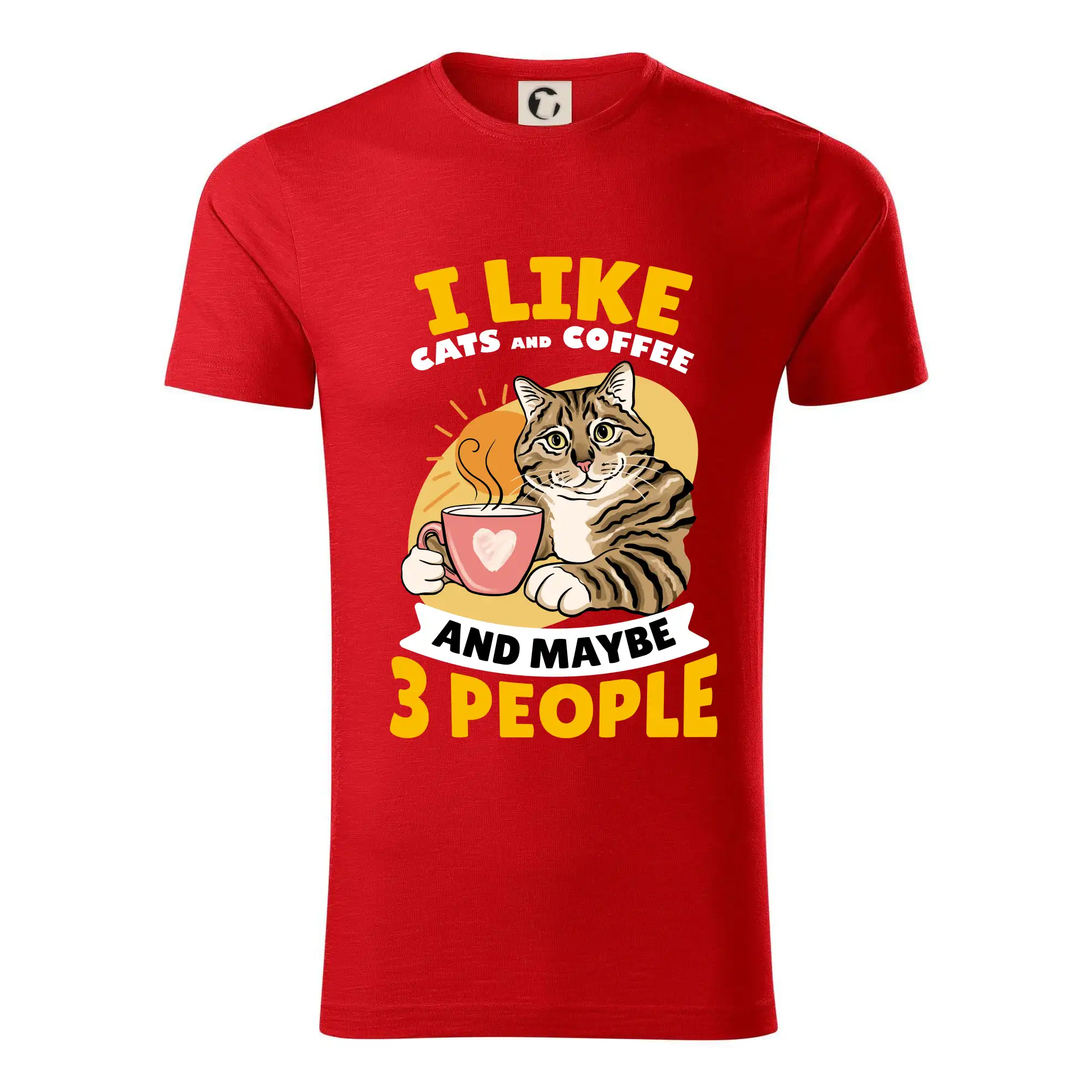 I like cats and coffee and maybe 3 people