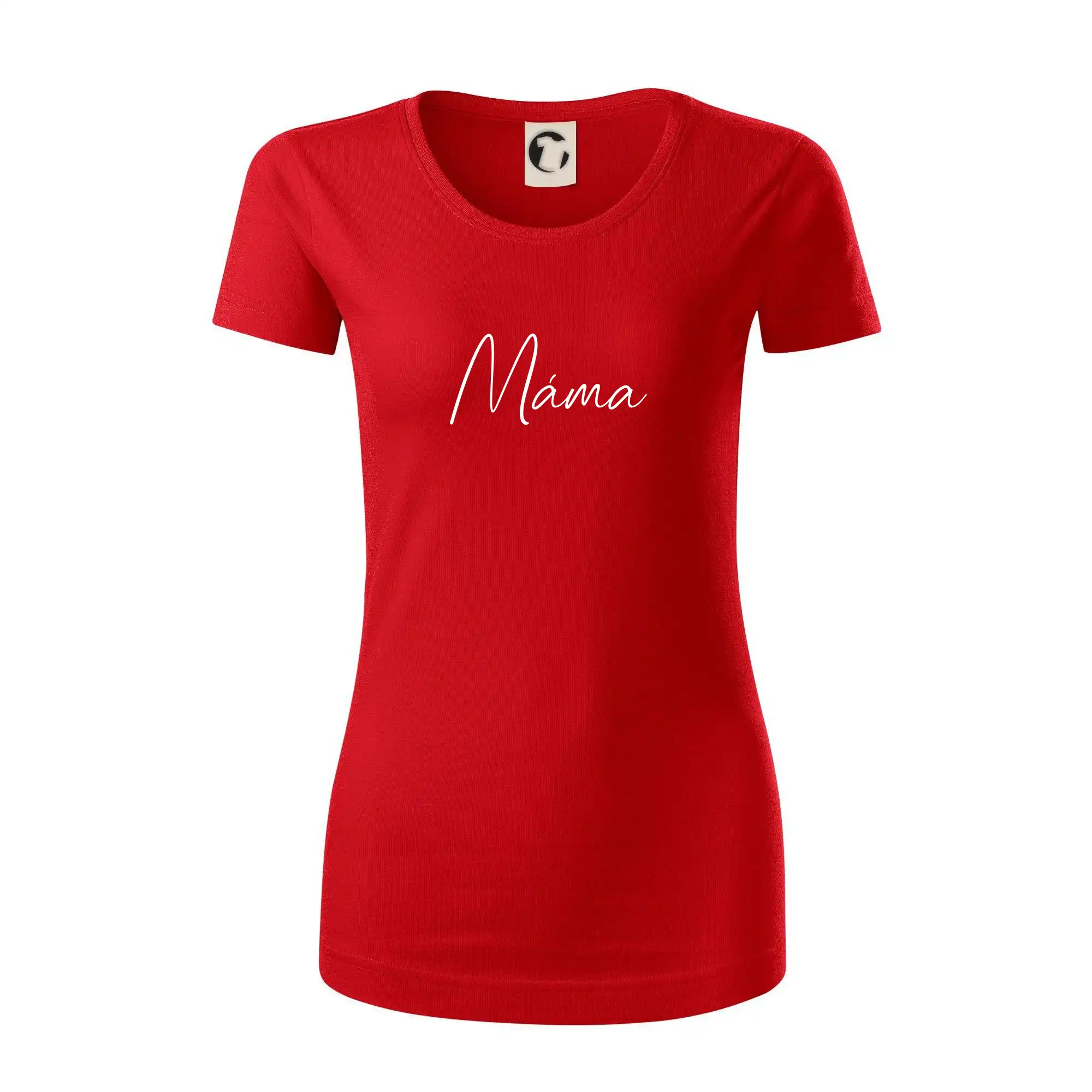 Nápis psací na prsou - máma