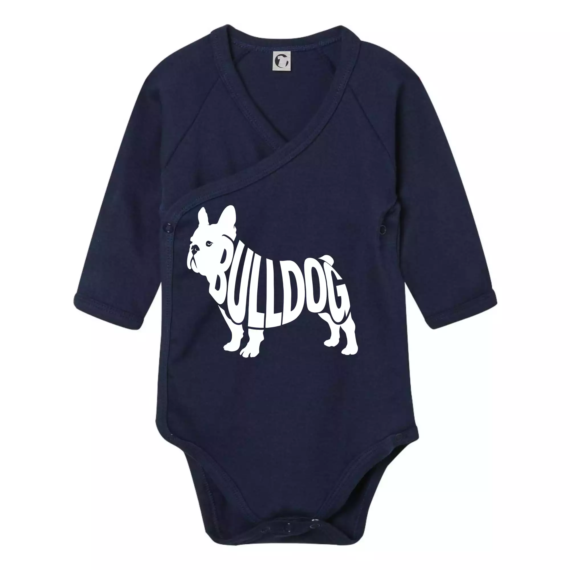 Bulldog  nápis v těle