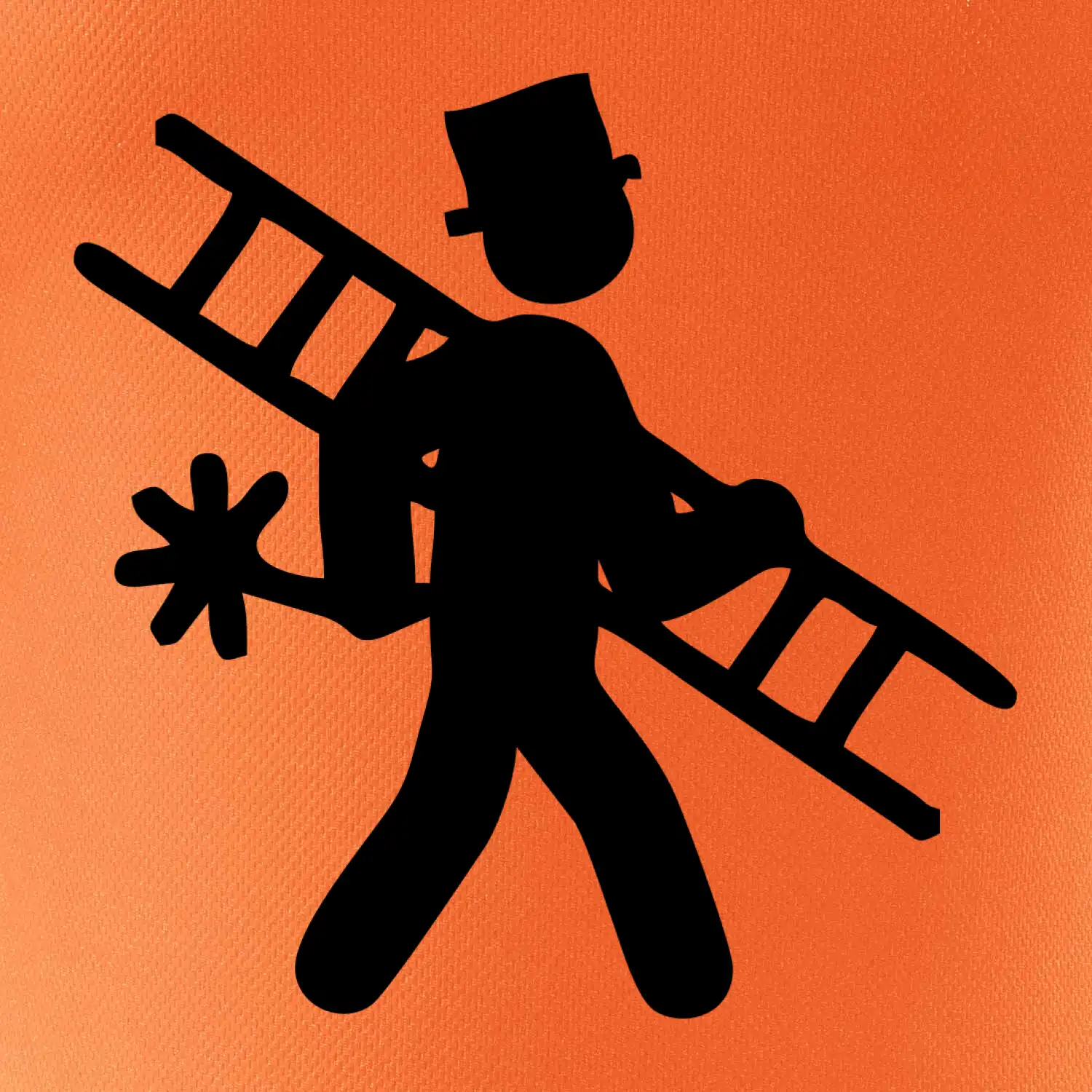 Kominík logo + nápis na zádech