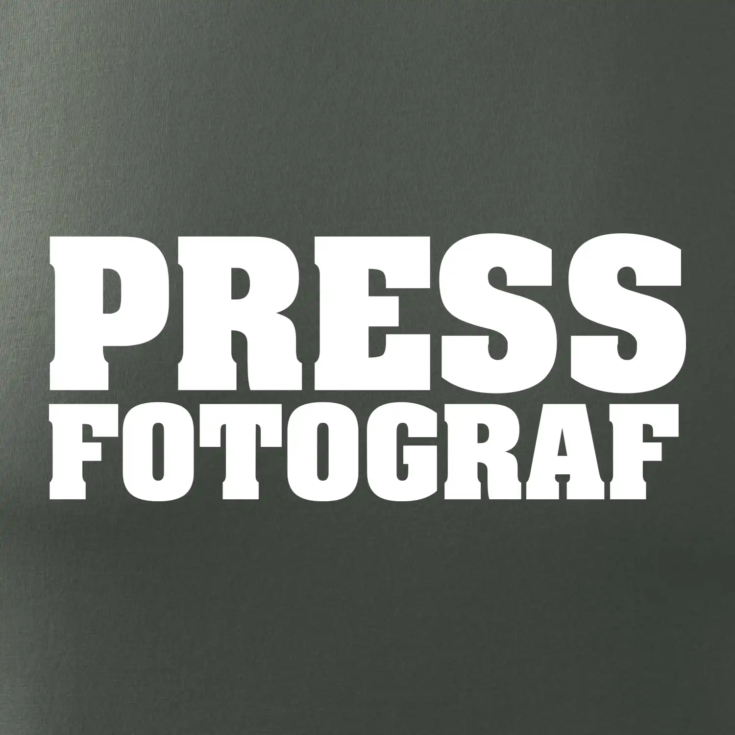 Novinář nápis - Press Fotograf