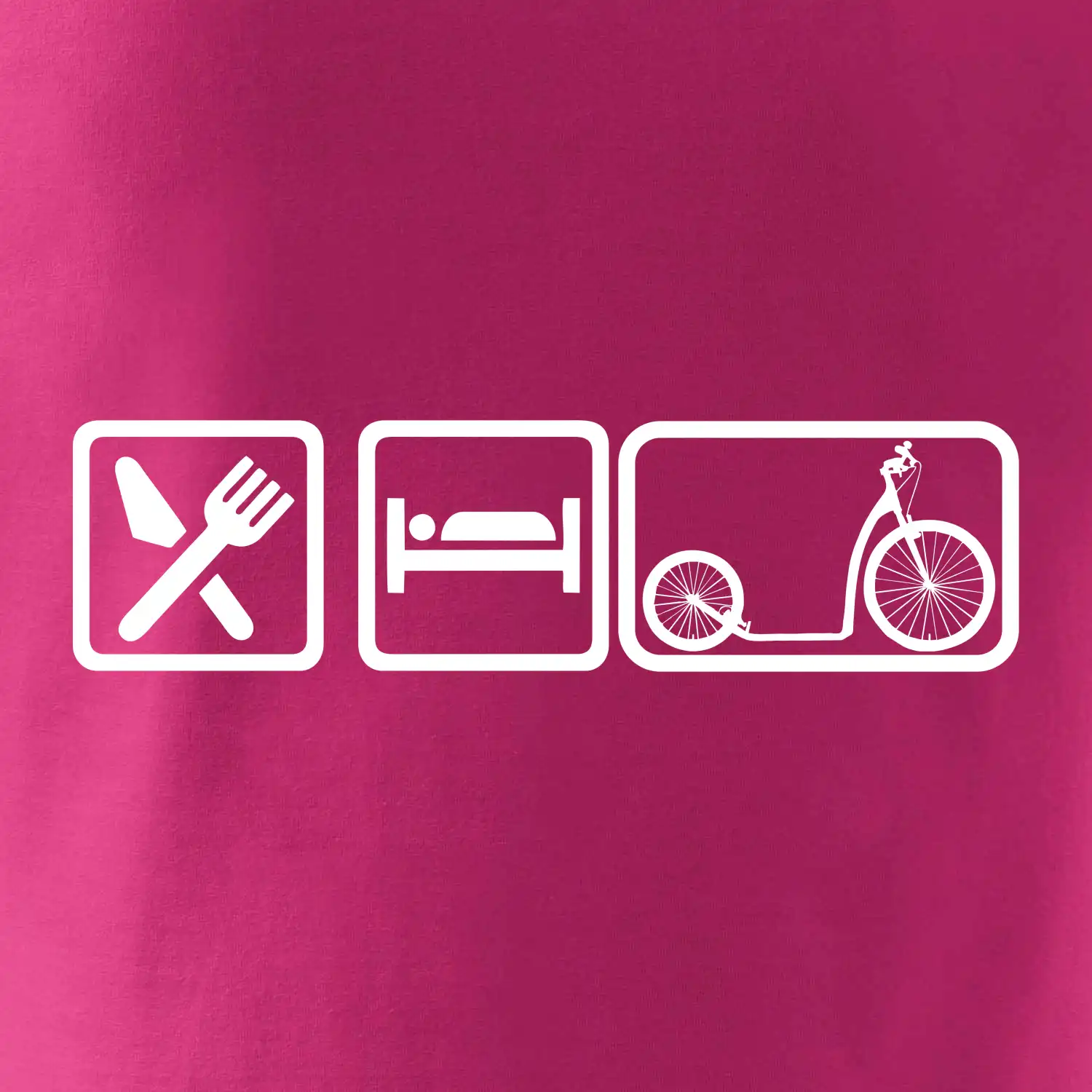 Eat sleep koloběžka velké a malé kolo