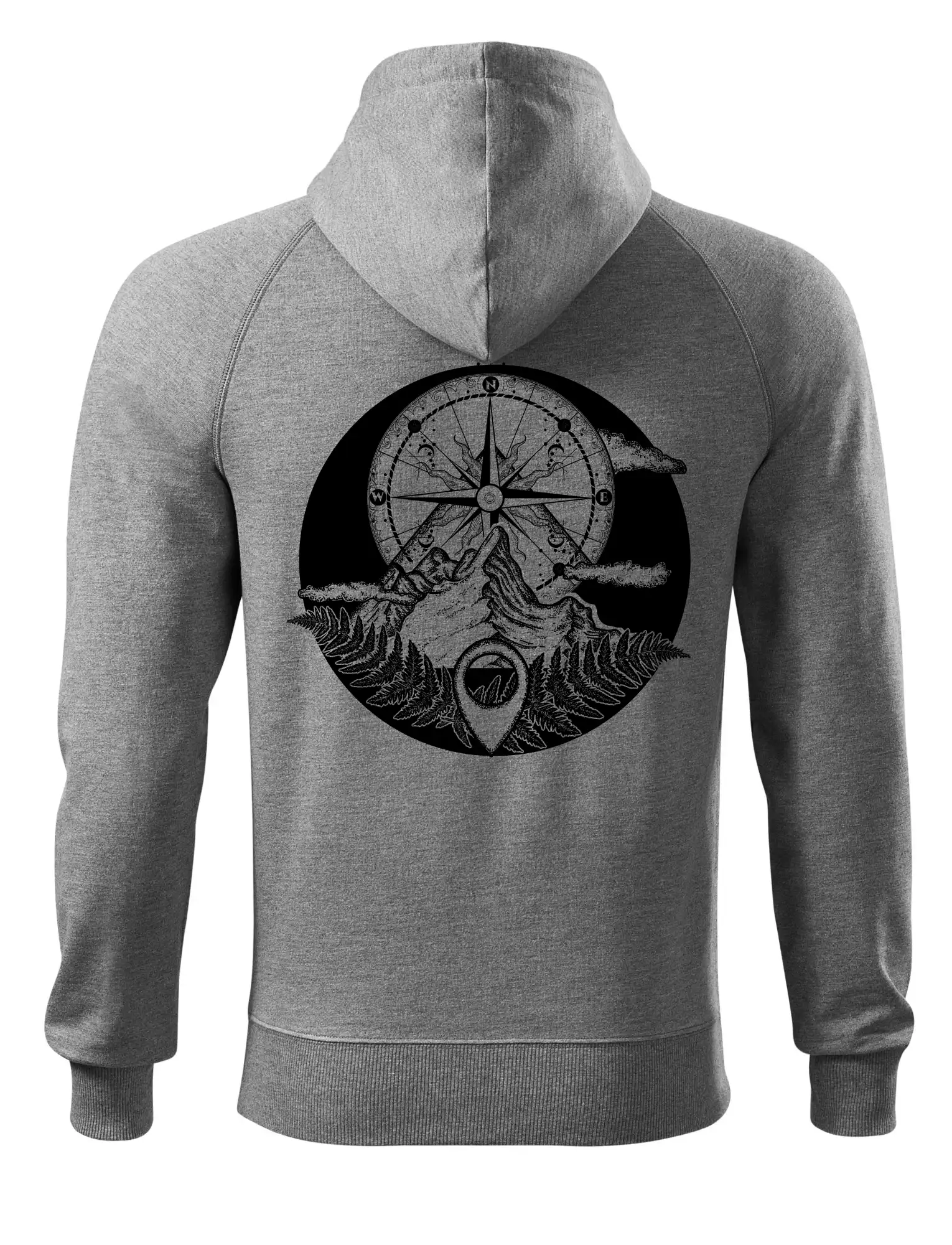 Cestování - hory kompas