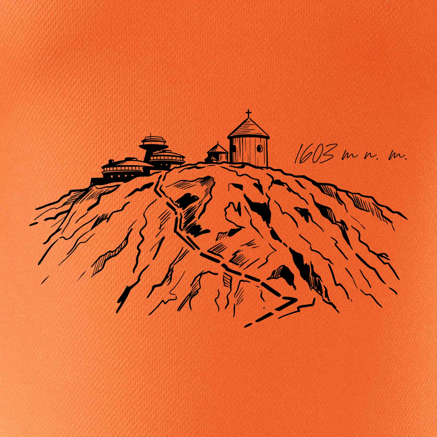 Sněžka -  1603 m n. m.