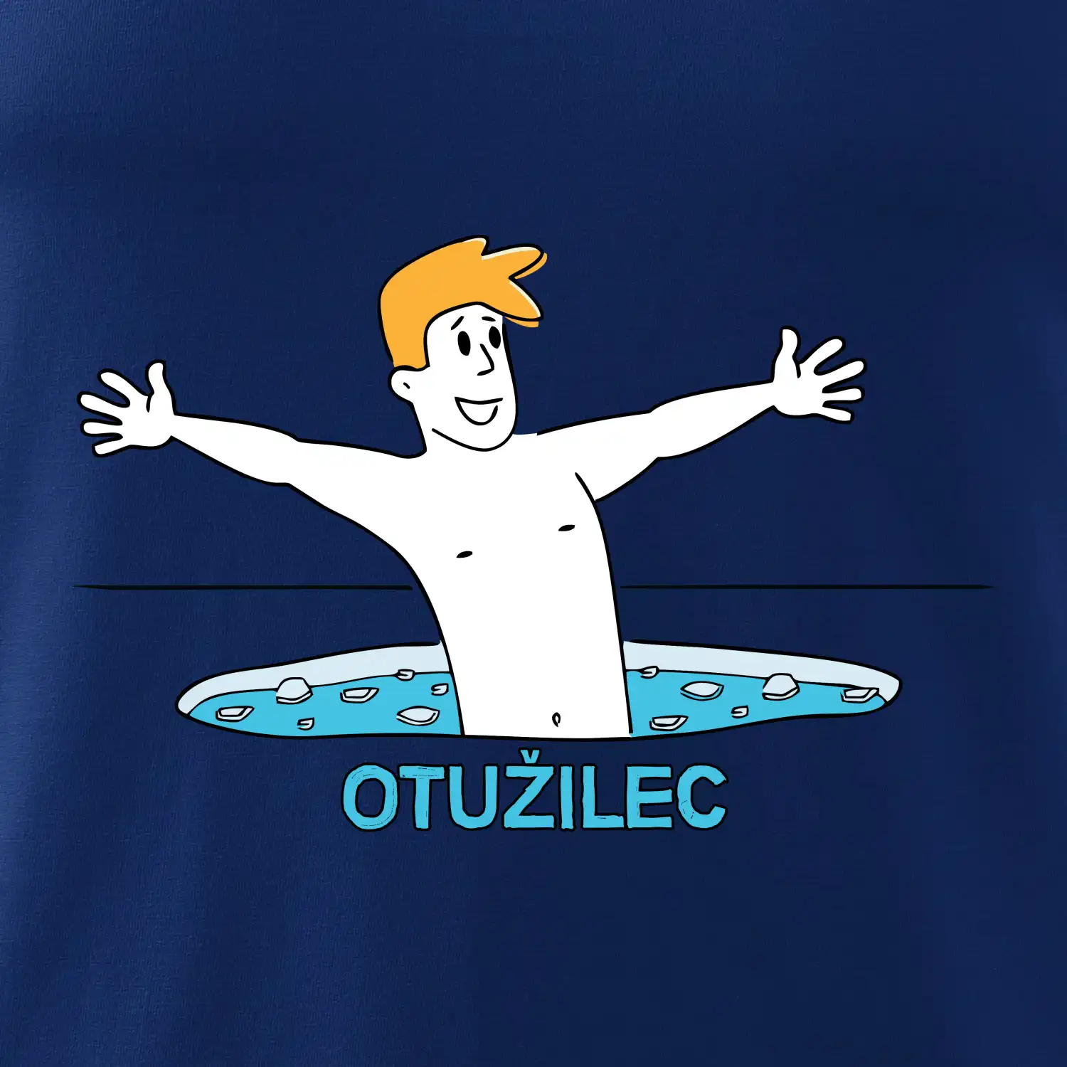 Otužilec - kreslený