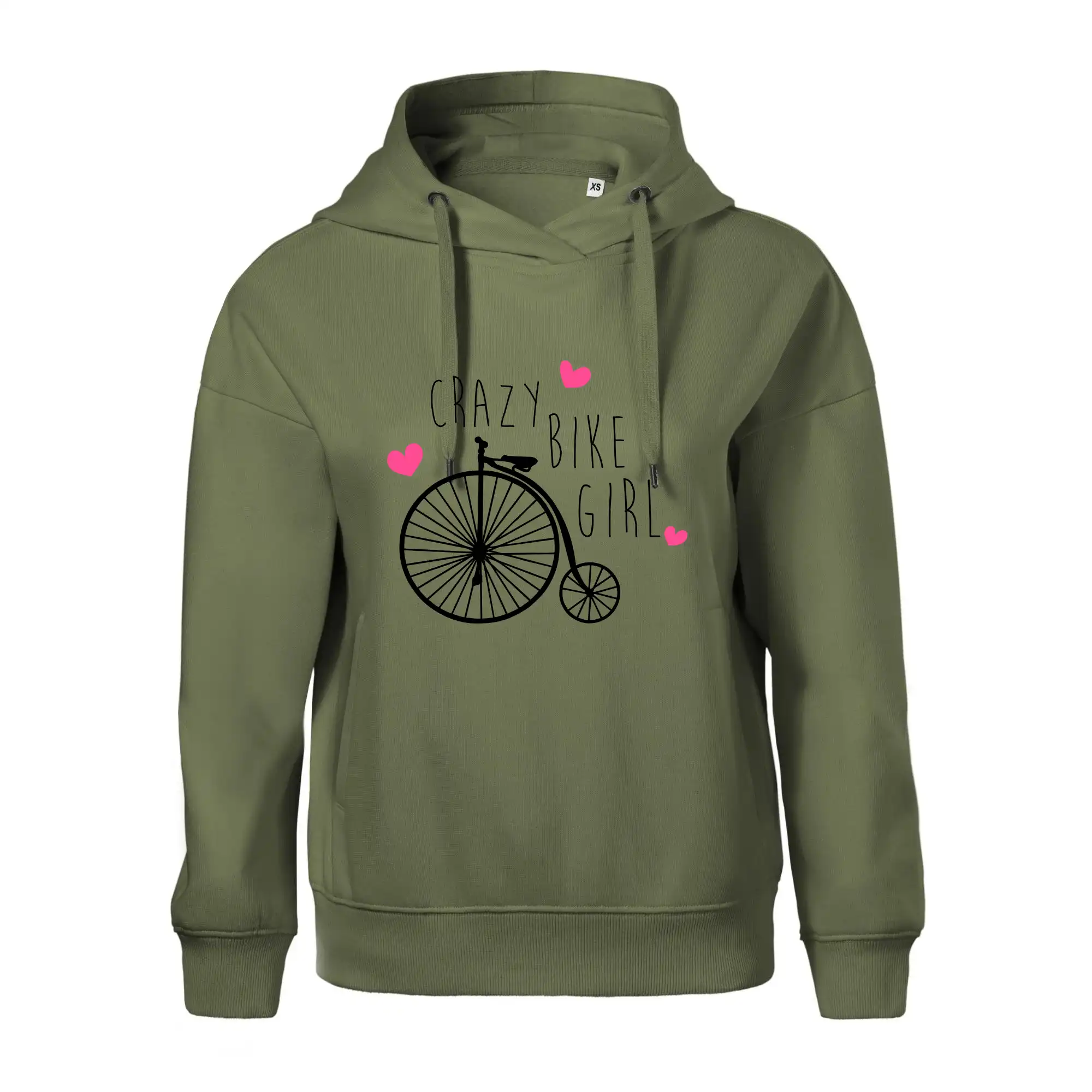 Crazy bike girl