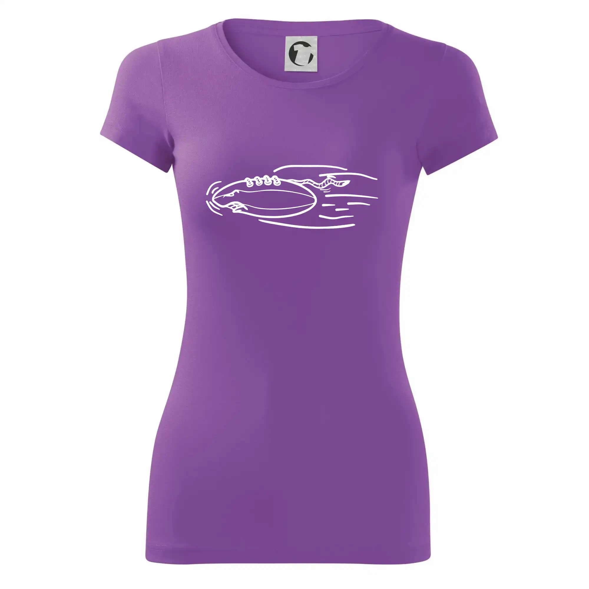 Americký fotbal letící míč