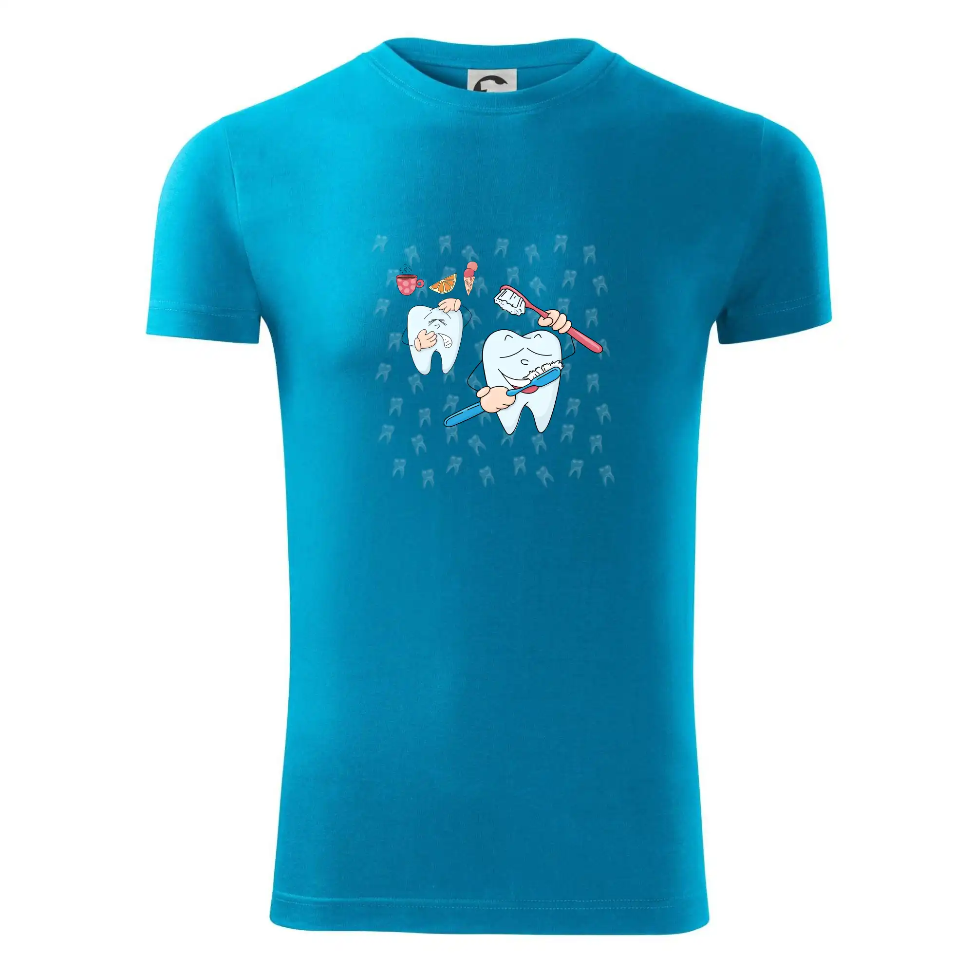 Zubařské tričko - kartáček a jídlo