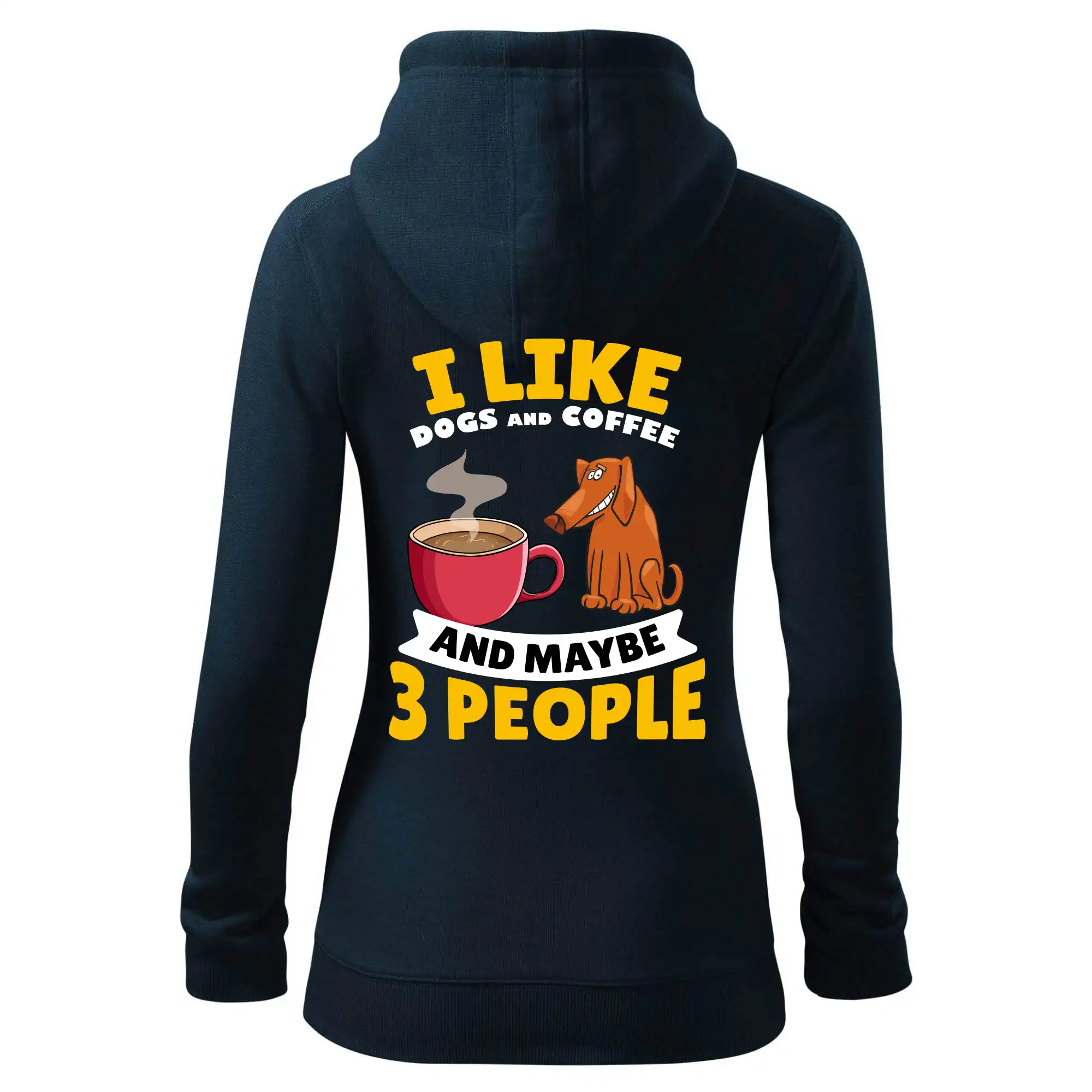 I like dogs and coffee and maybe 3 people