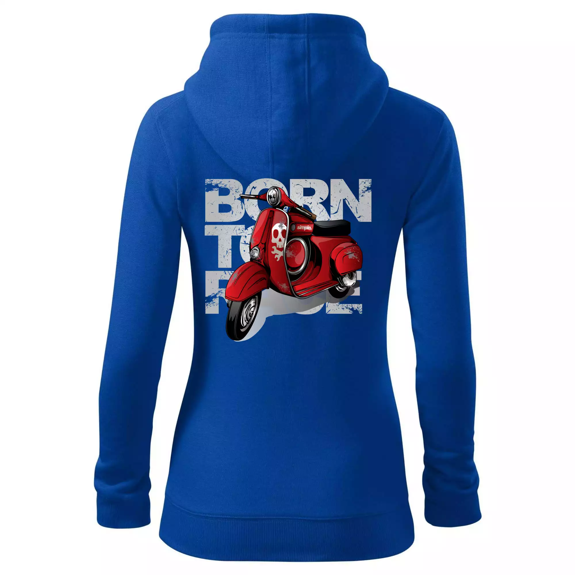 Scooter born to ride red