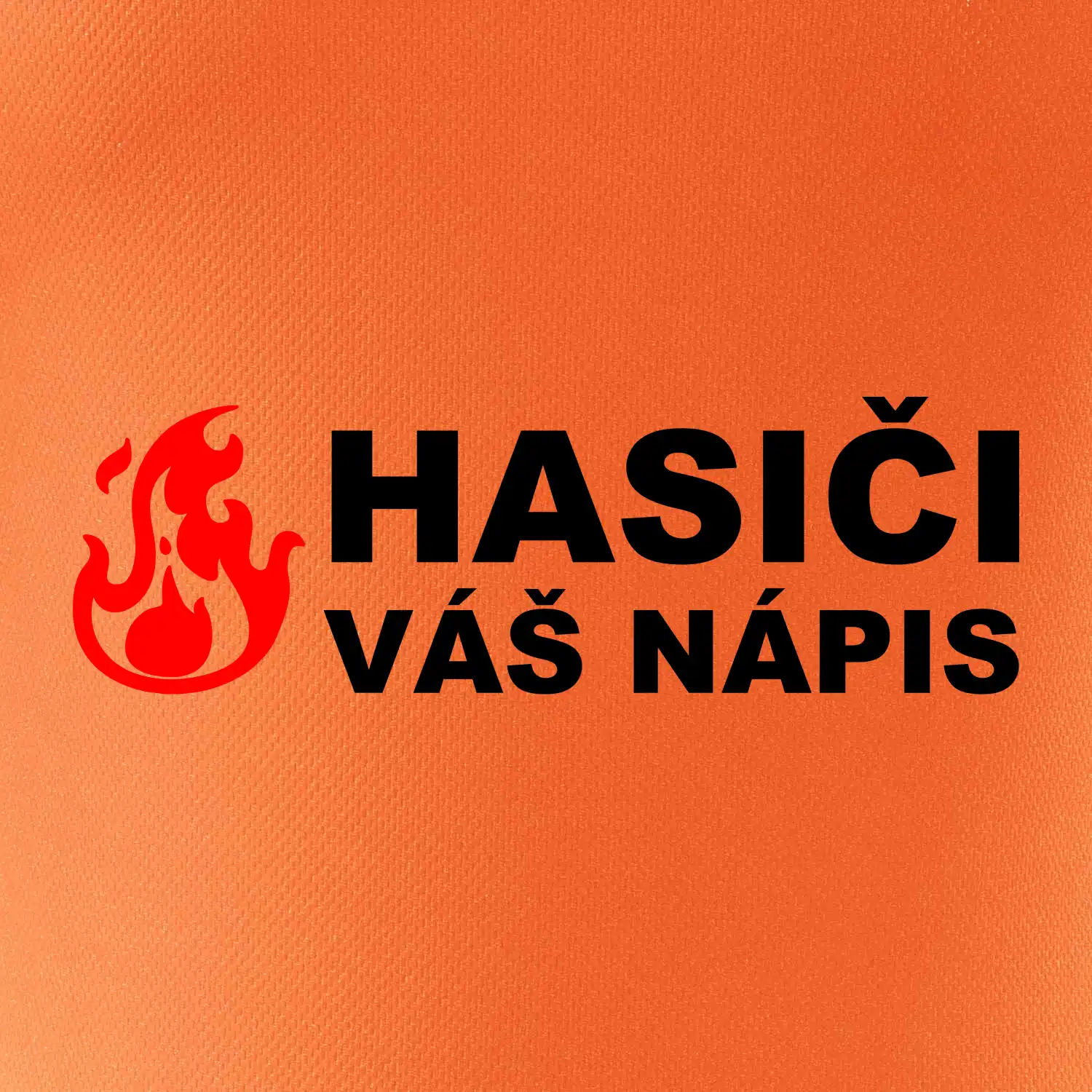 Hasiči (oheň, název sboru - vlastní nápis)