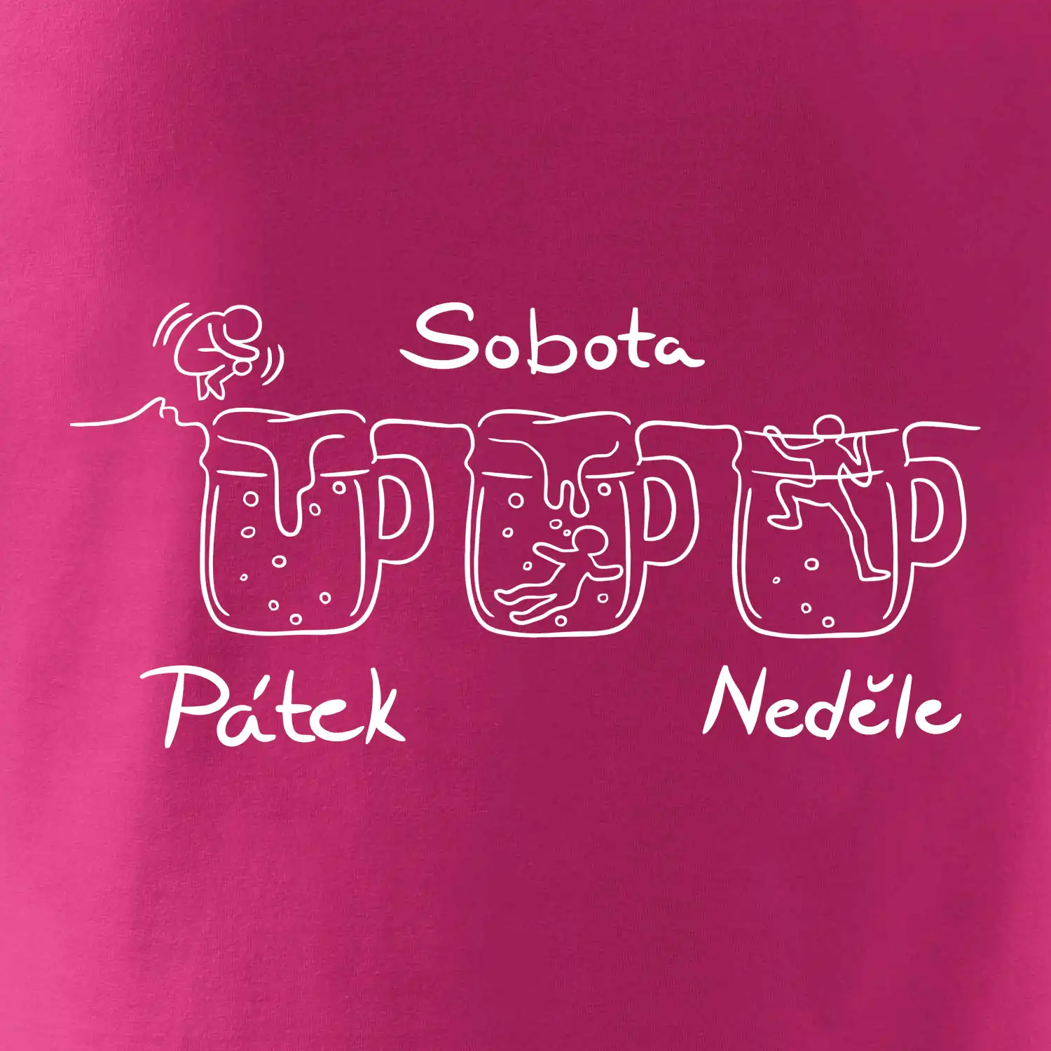 Pátek sobota neděle pivo