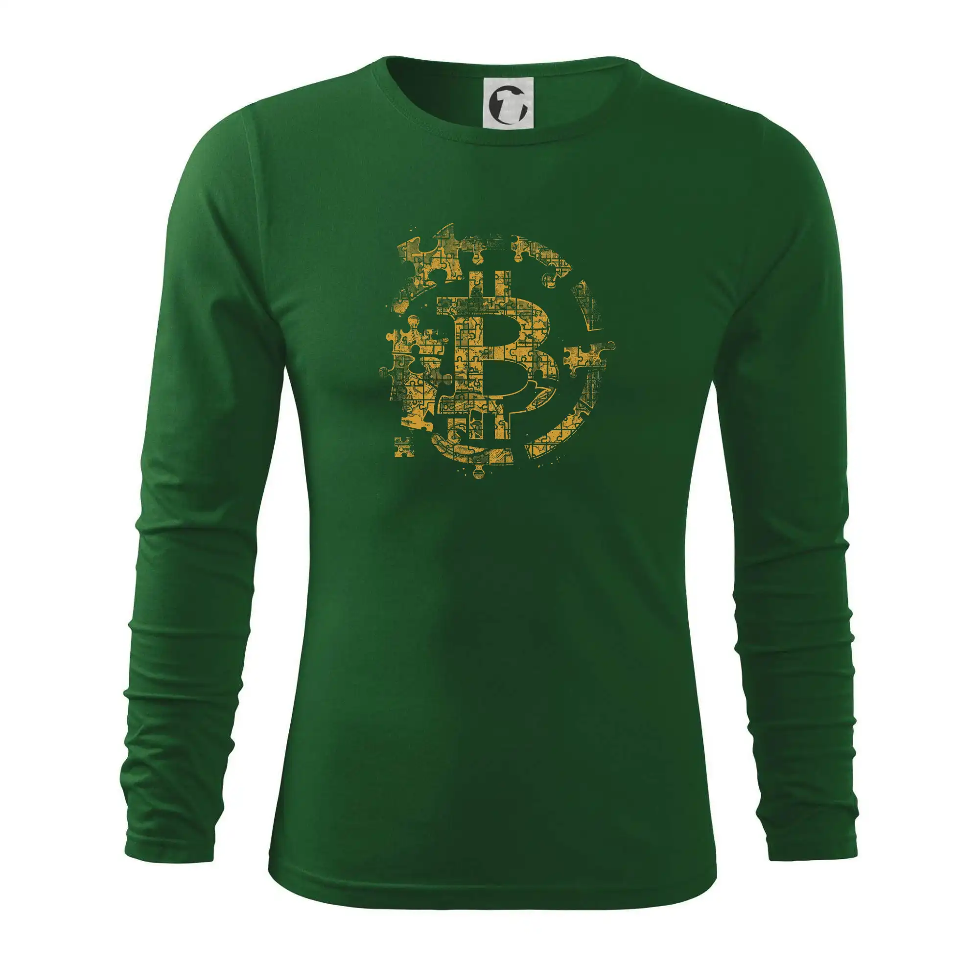 Logo bitcoin puzzle