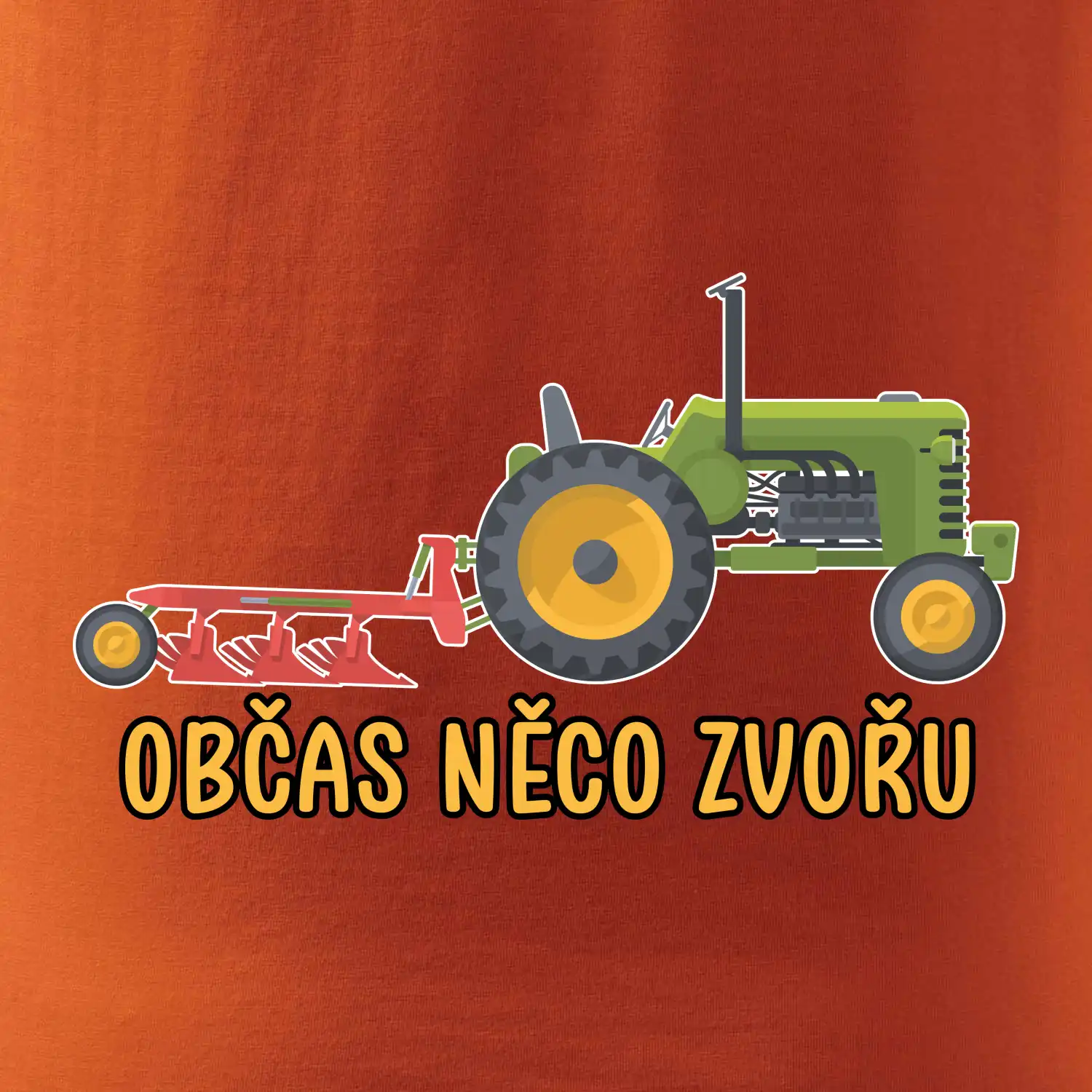 Traktor občas něco zvoře