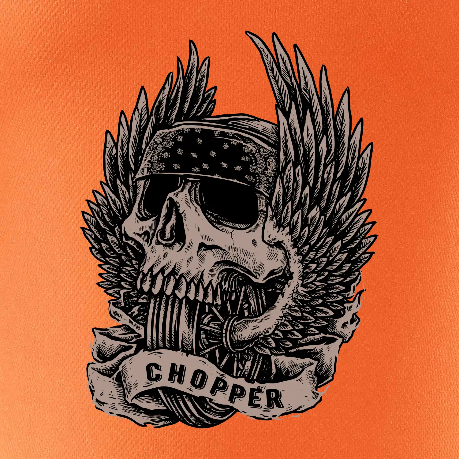 Chopper kolo křídla