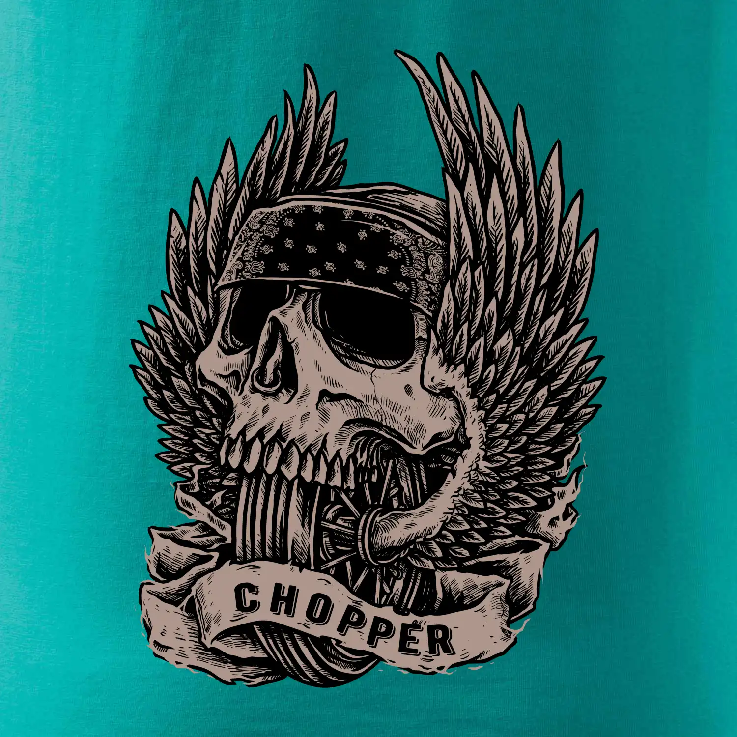 Chopper kolo křídla