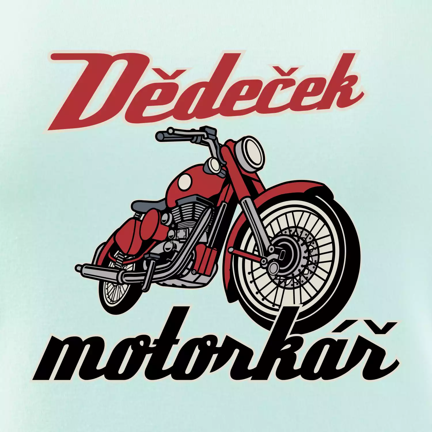 Dědeček motorkář