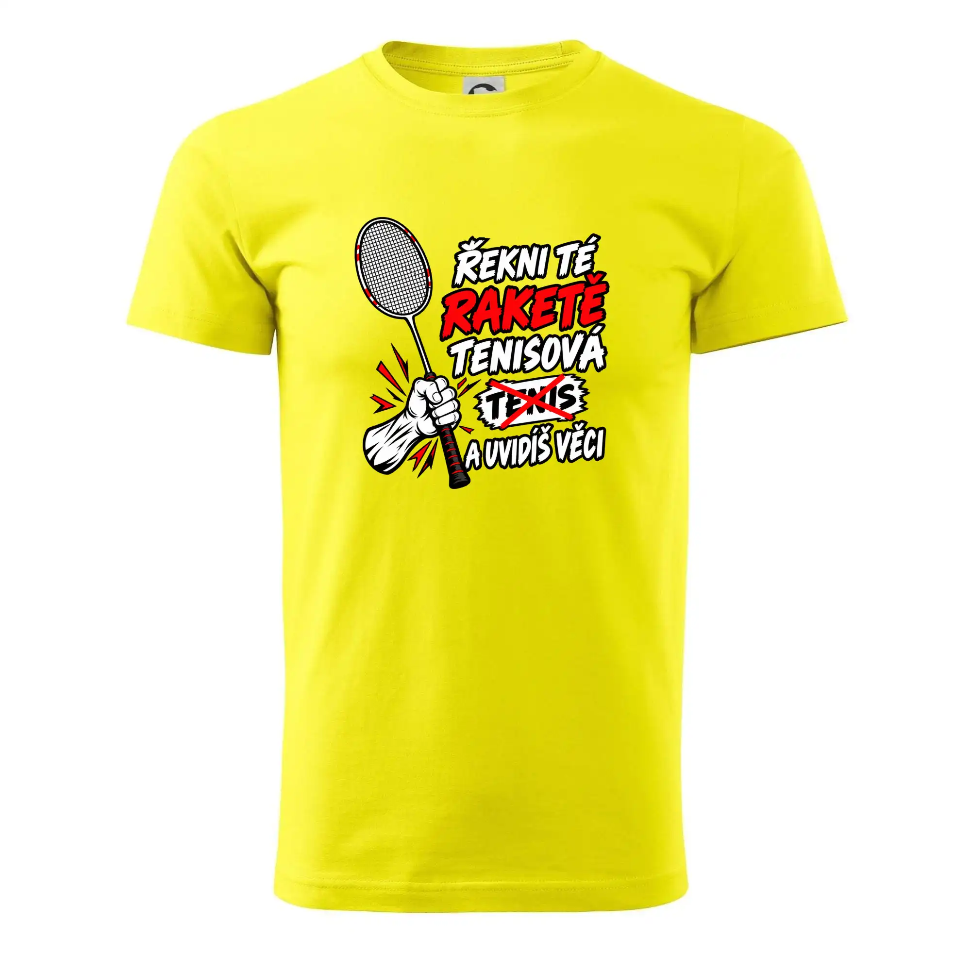 Badmintonová raketa není tenisová