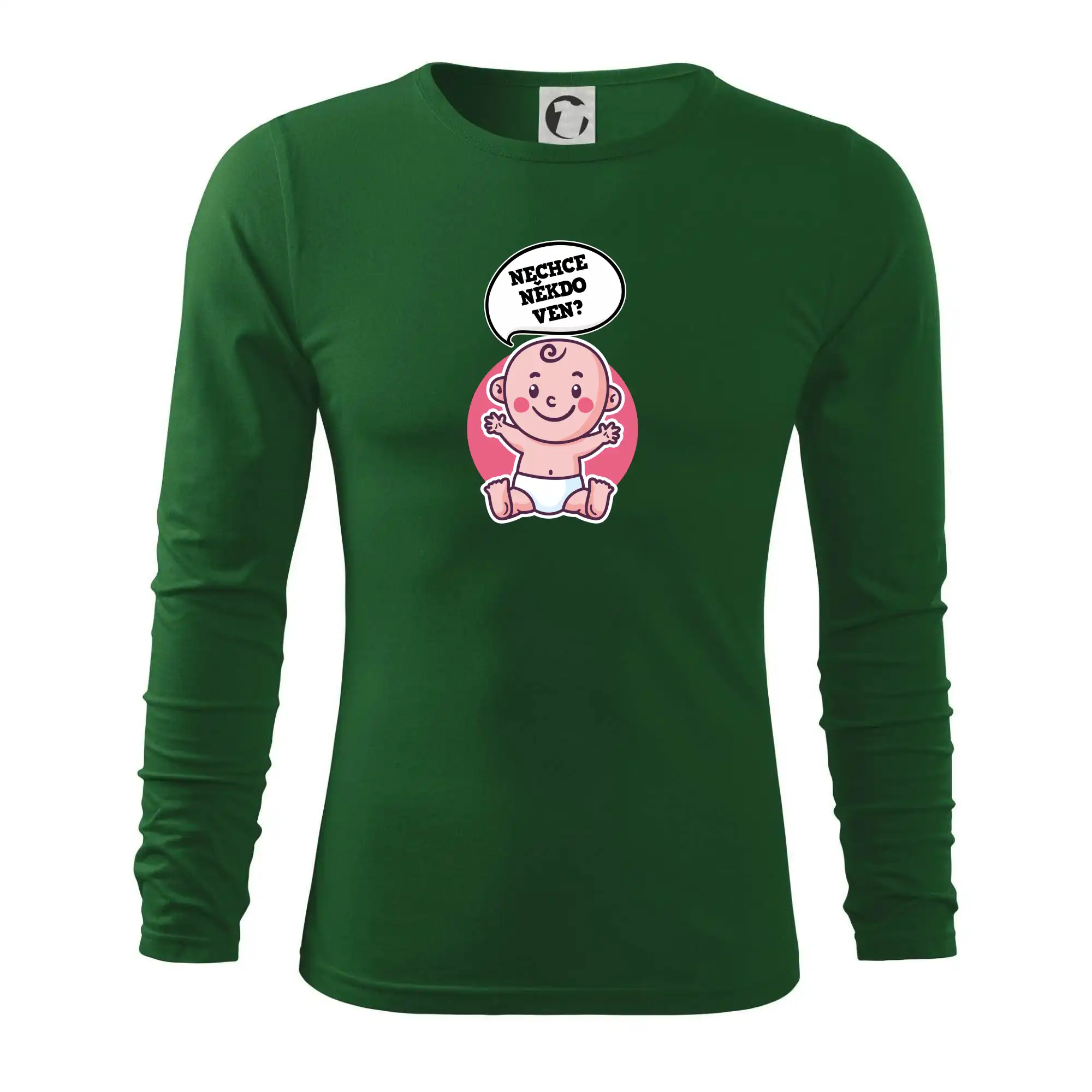 Nechce někdo ven - Triko pro porodní asistentku