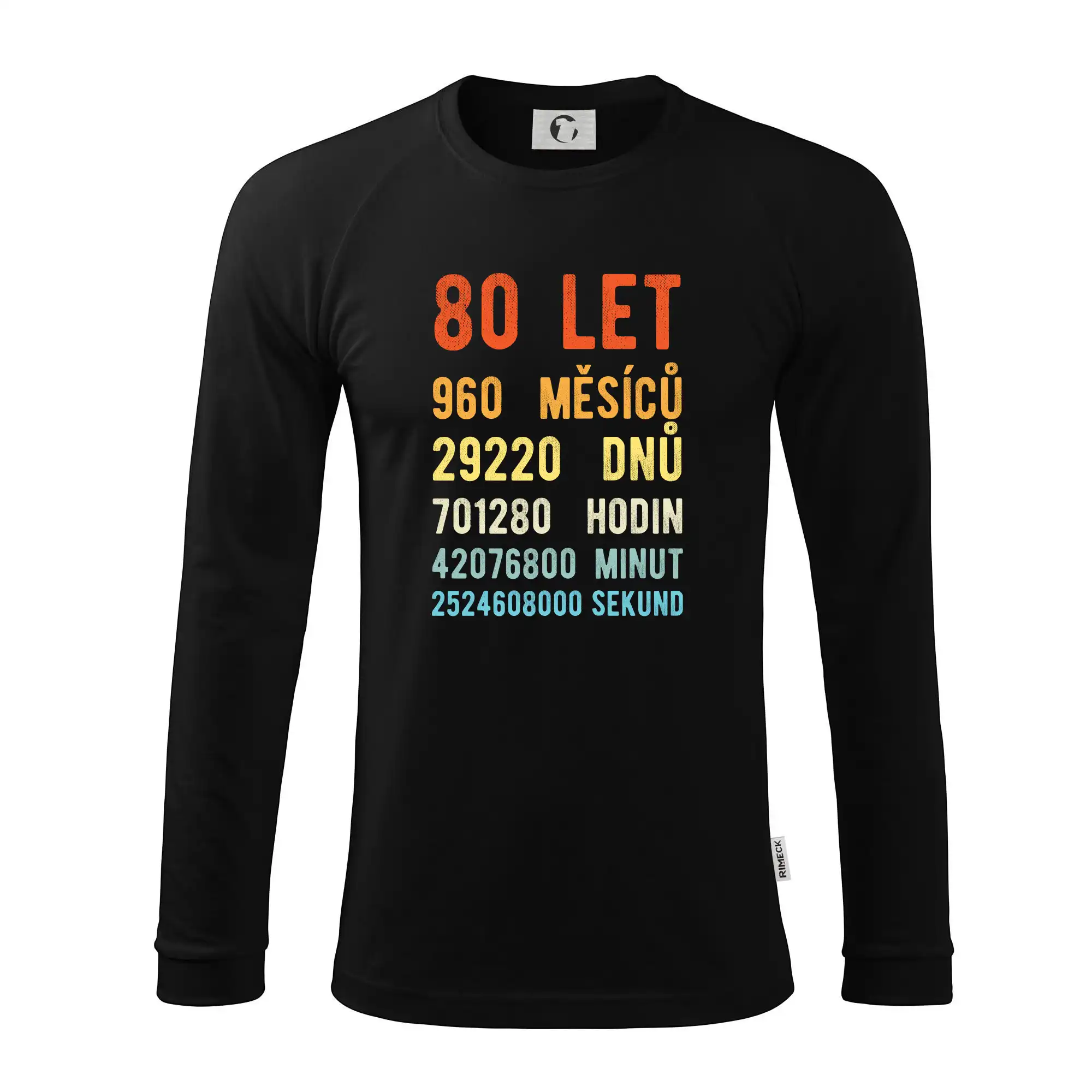 Narozeniny 80 přepočet času