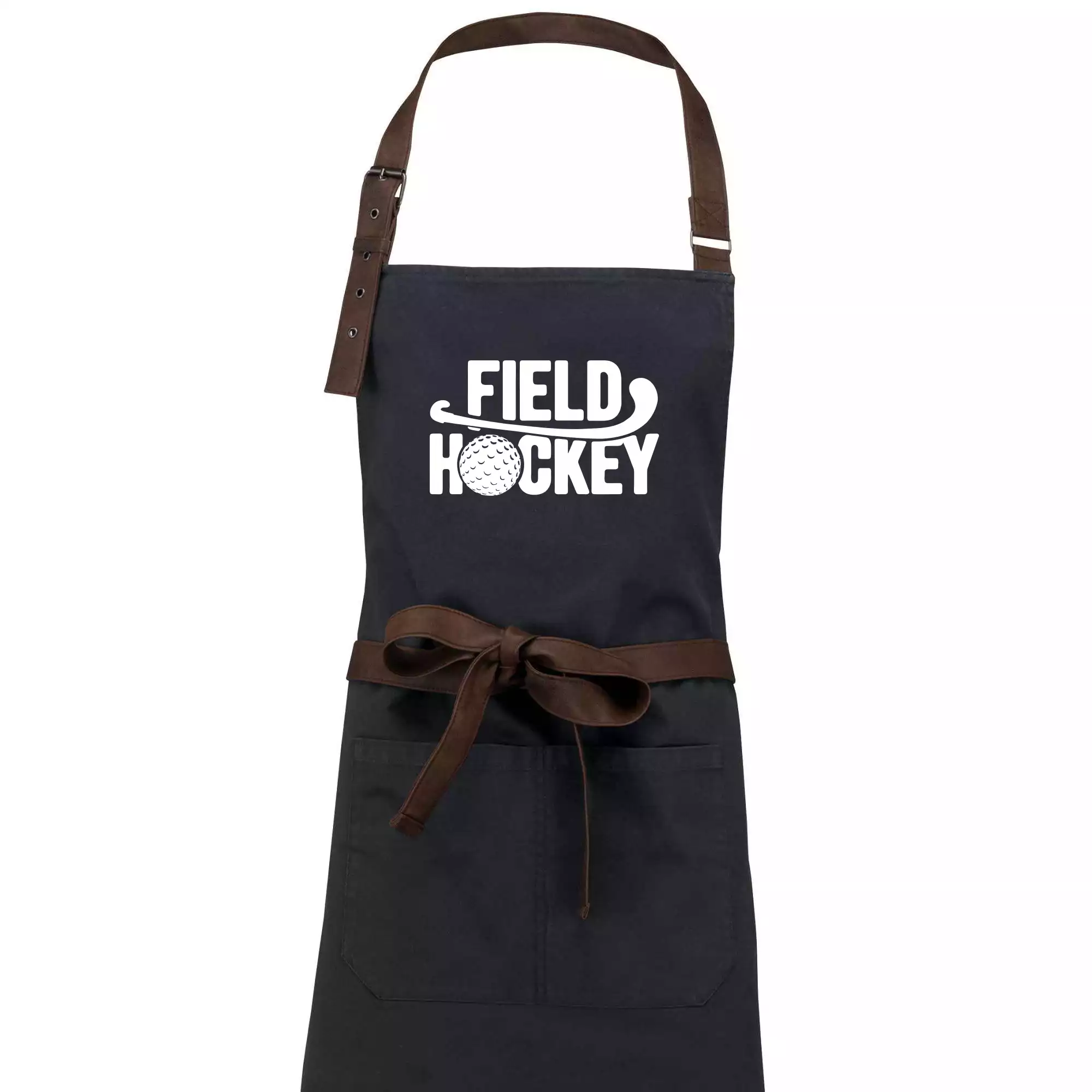 Field hockey míček a nápis