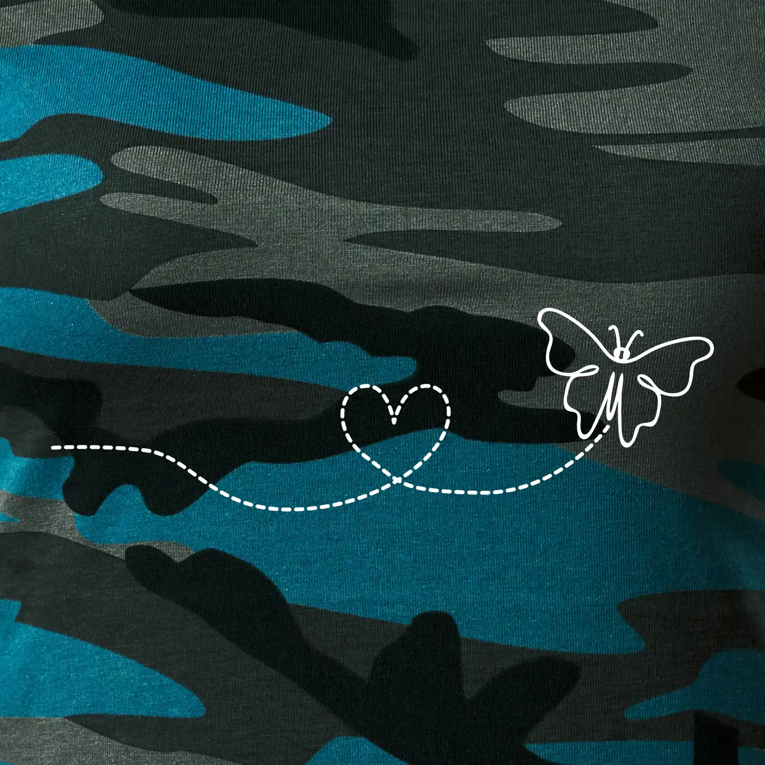 Dráha letu motýla - srdce