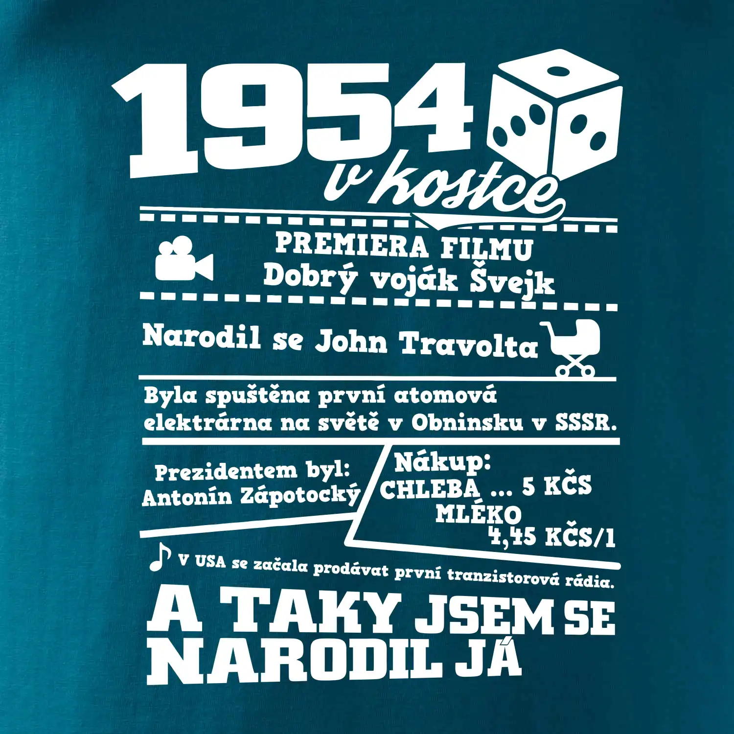1954 v kostce