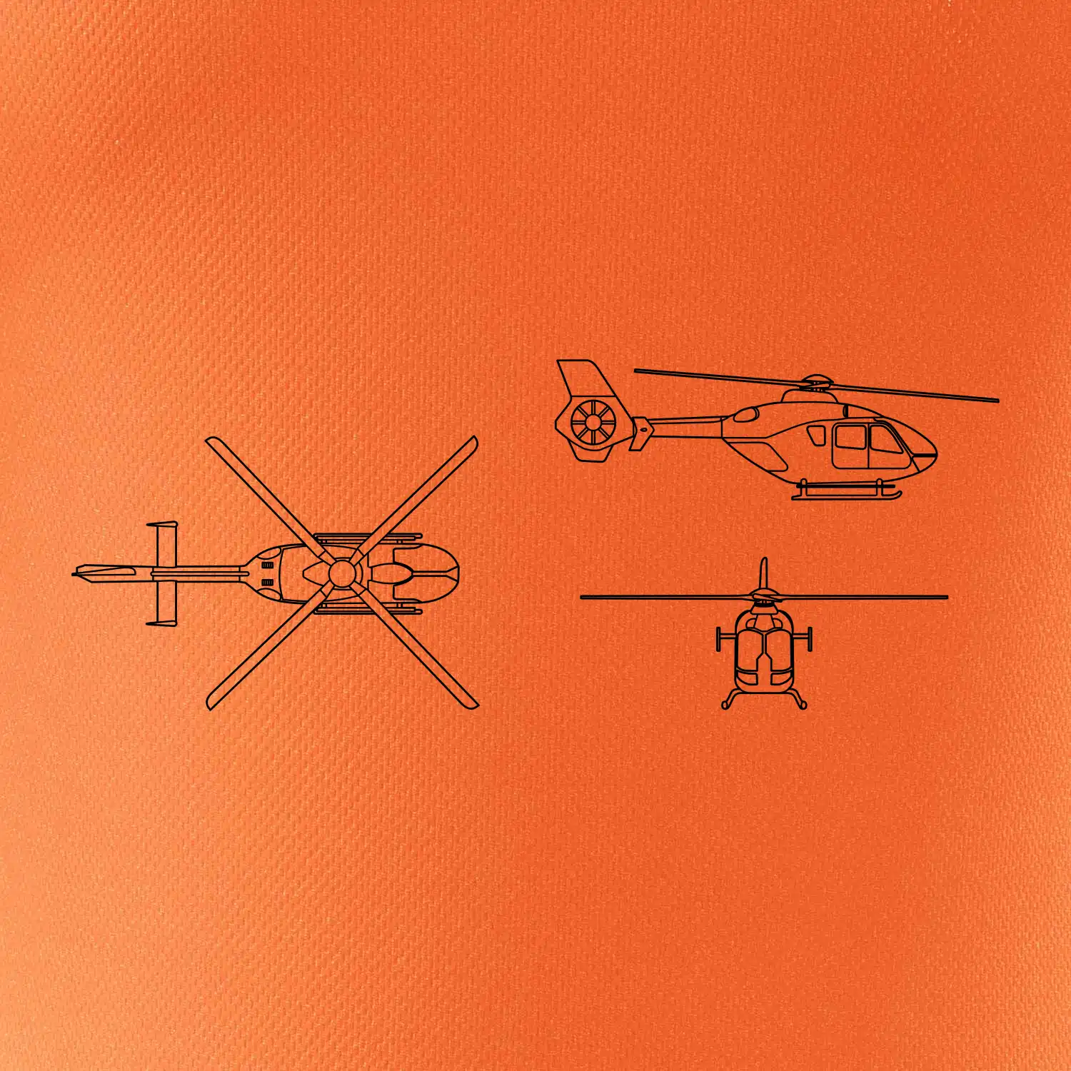 Obrys Eurocopter EC135