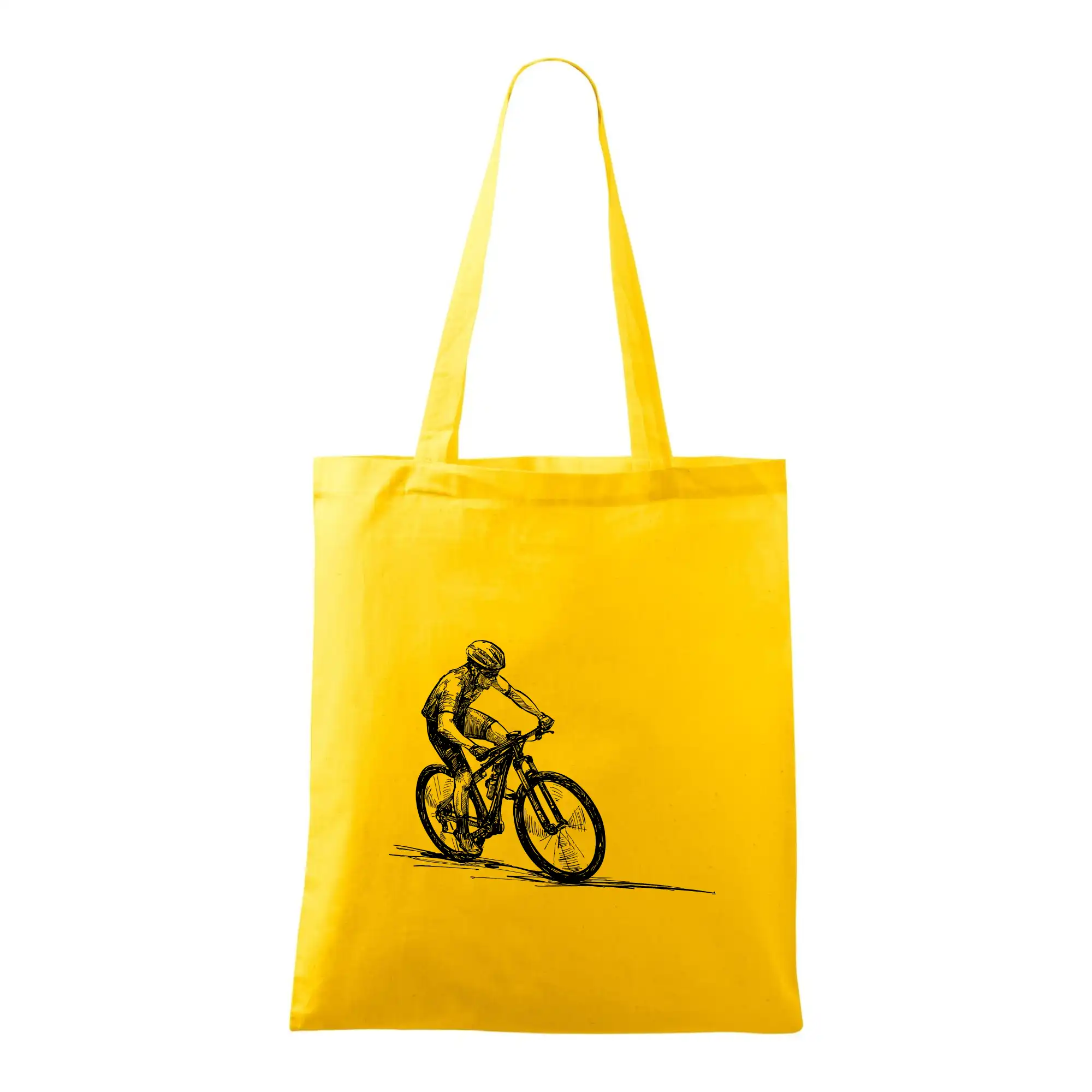 MTB kreslený cyklista
